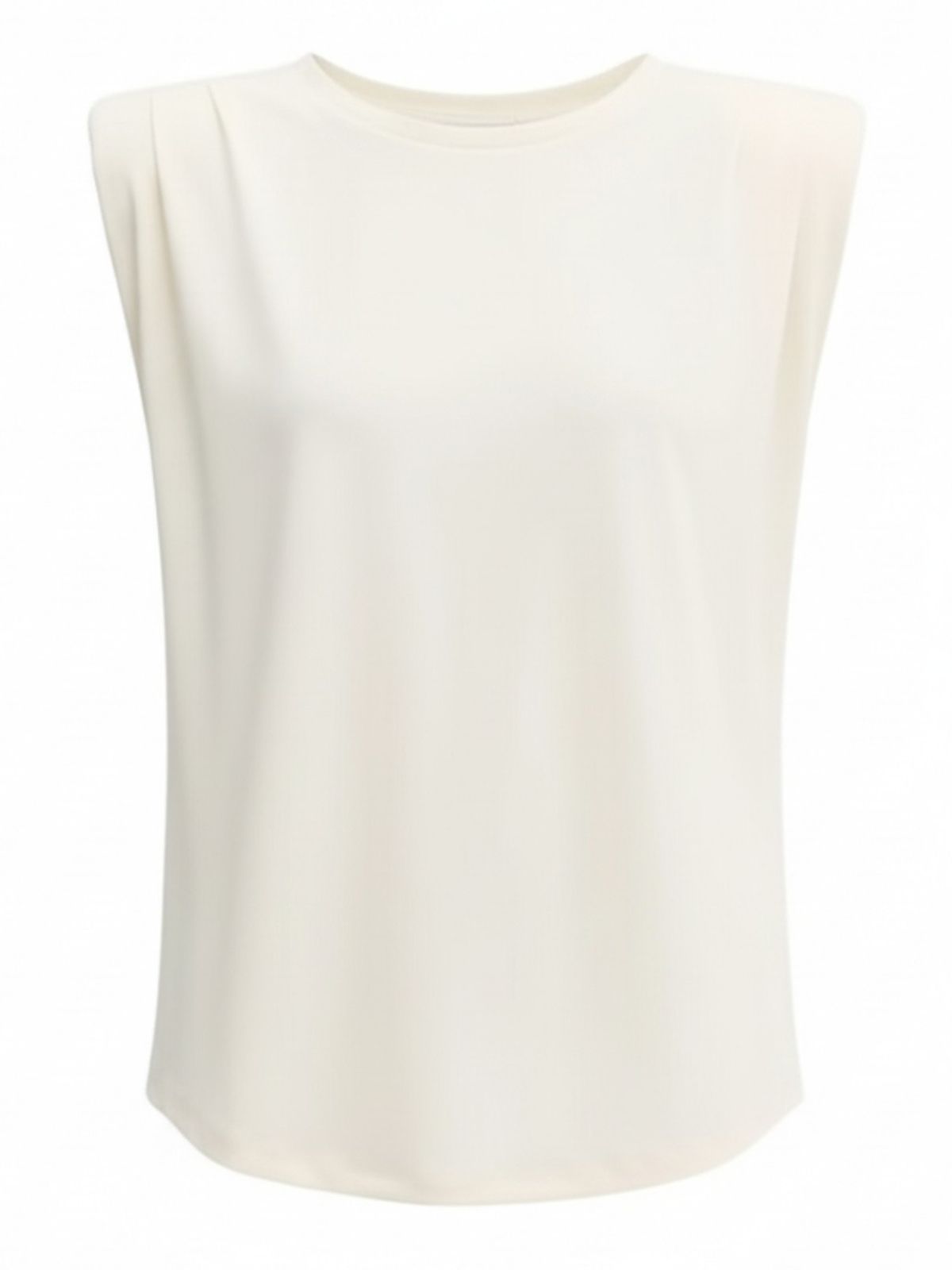 CREW NK PLEAT SHLDR TOP SOFT ECRU #120 MICHAEL KORS Top MR6531FH6J120