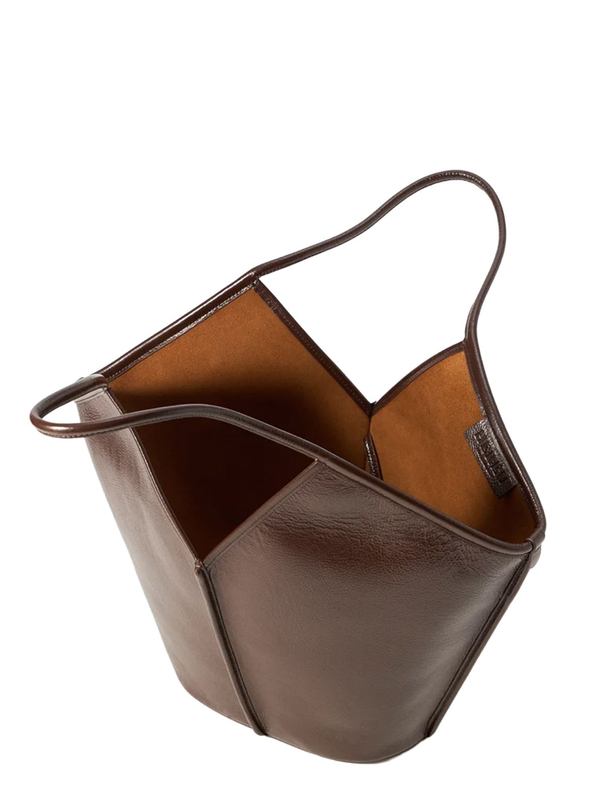 TOTE CRAFTED IN DISTRESSED LEAT. #DARK BROWN HEREU Bags CALELLA DISTRESSED