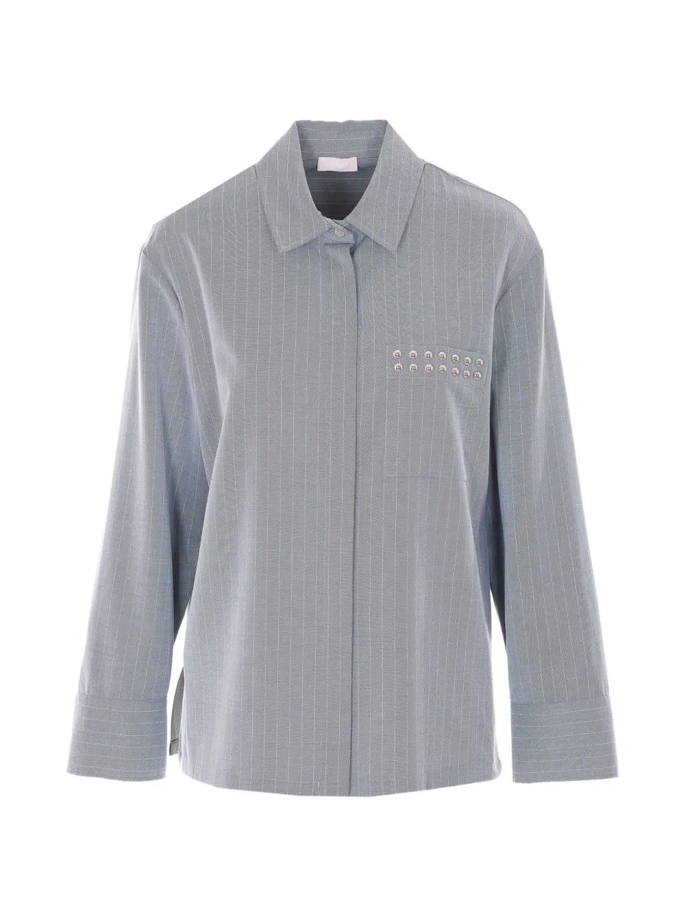 CAMICIA TS M/L GRIGIO GESSATO #D3734 LIU JO Camicie WA6191T349A D3734