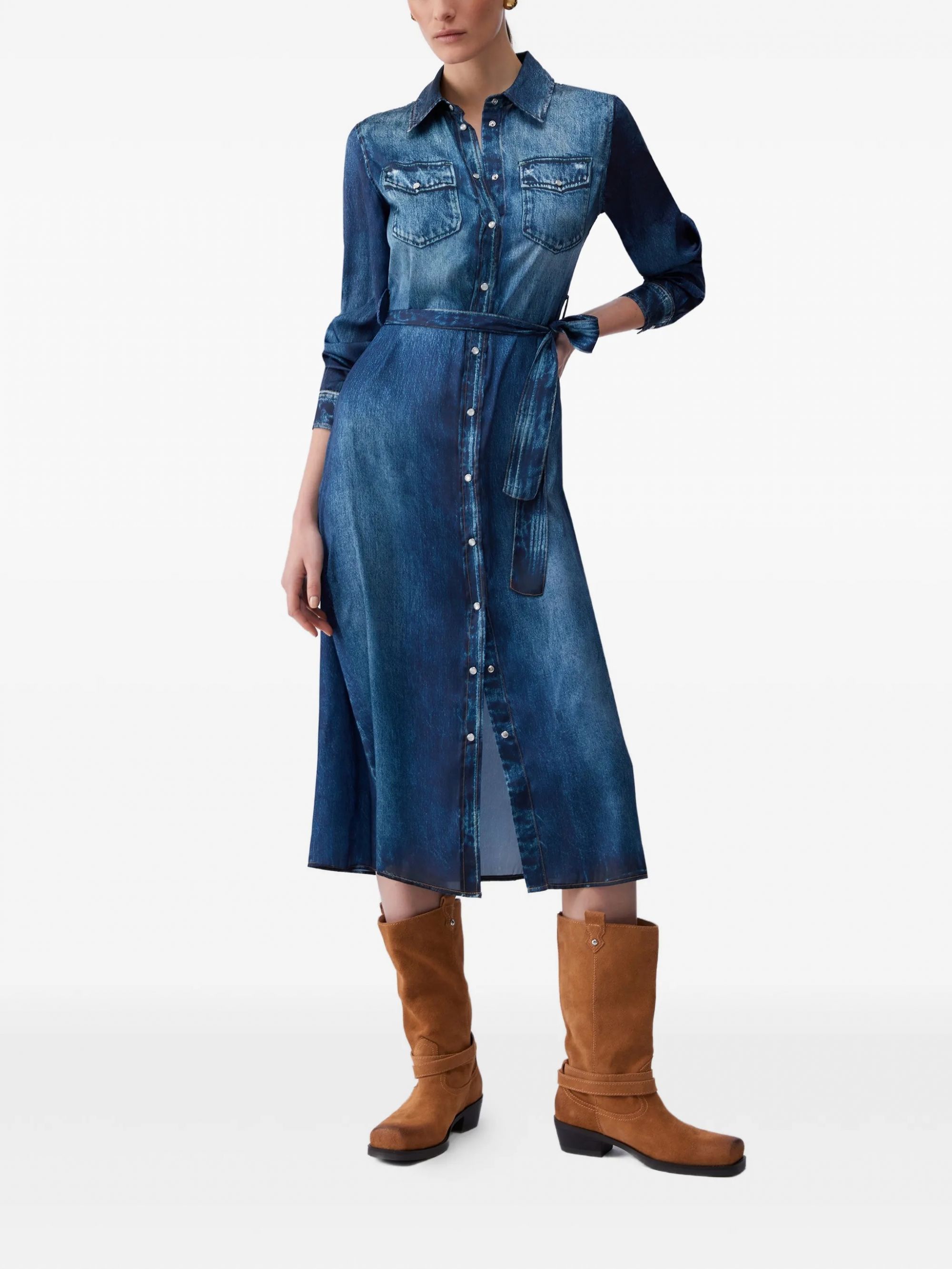 ABITO DIGITAL PRINTS DEN.BLUE #79042 LIU JO Vestiti UA6240T376A 79042