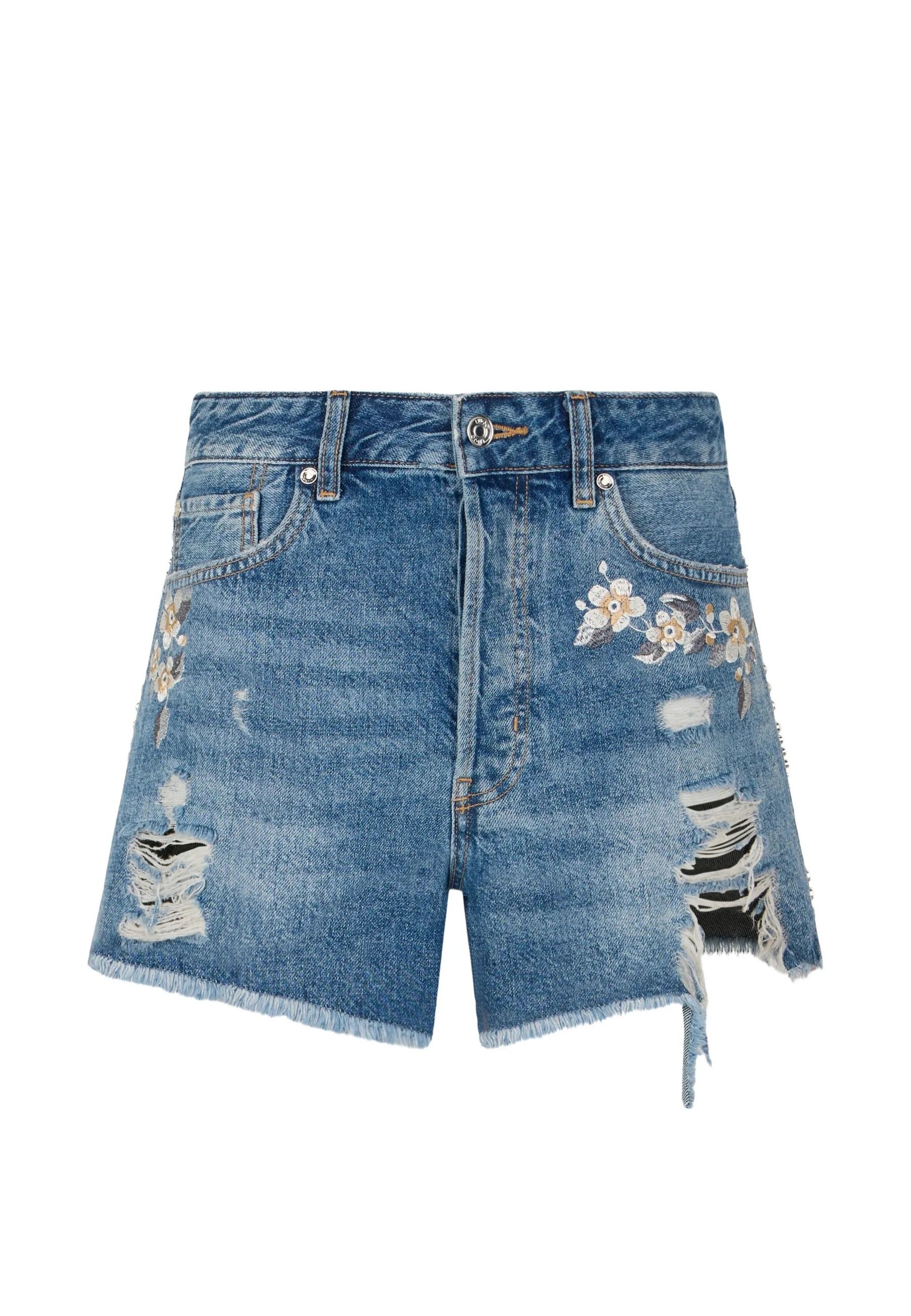 SHORT RIPS H.W. DEN.BLUE #78997 LIU JO Shorts UA6198D4854 78997