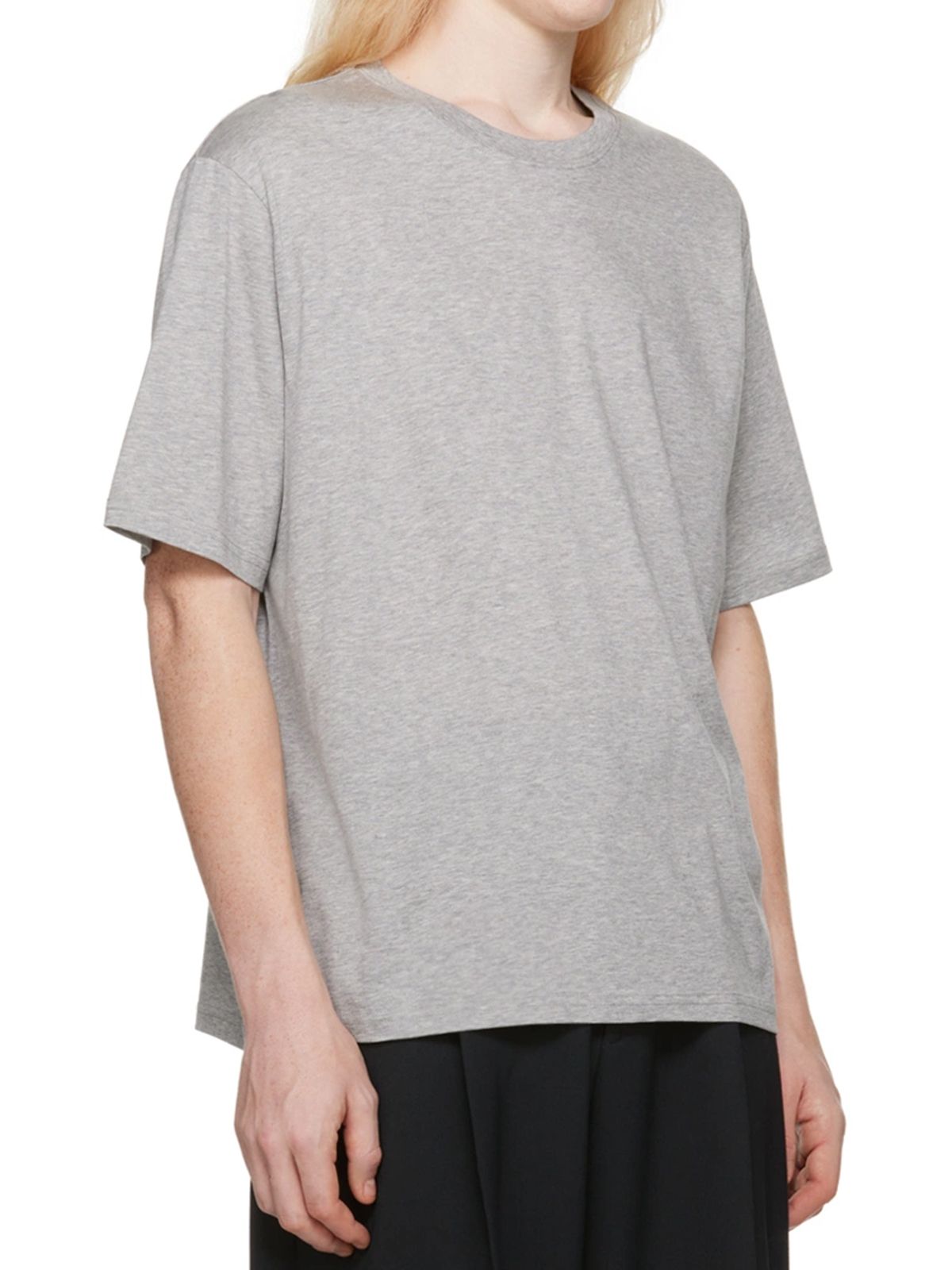 BRANDED SHORT SLEEVE T SHIRT #GREY MARL STUDIO NICHOLSON T-shirt BRIC SNM 1326