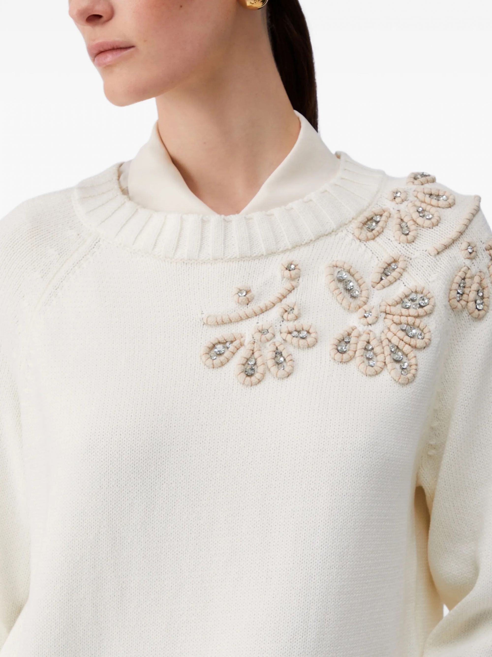  MAGLIA CHIUSA M/L BIANCO #10701 LIU JO Maglieria WA6219MA97P 10701
