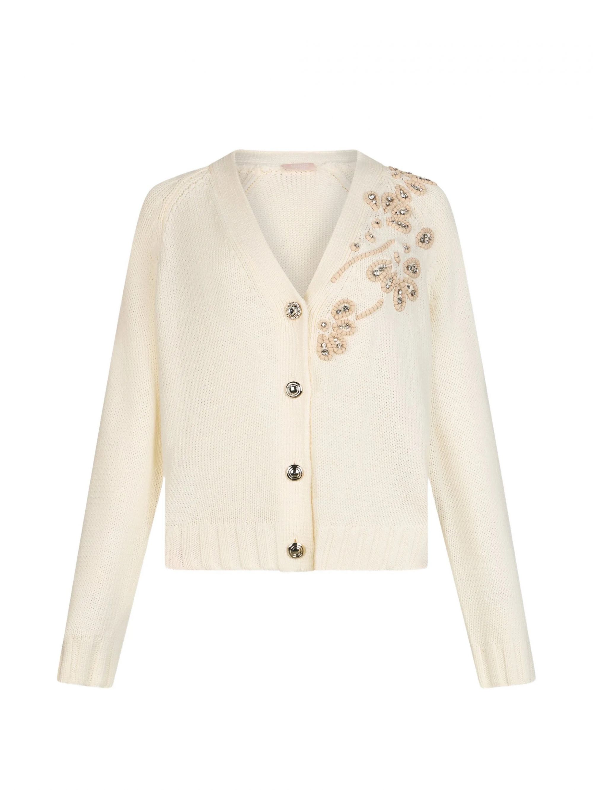MAGLIA APERTA M/L BIANCO #10701 LIU JO Maglieria WA6220MA07Q 10701