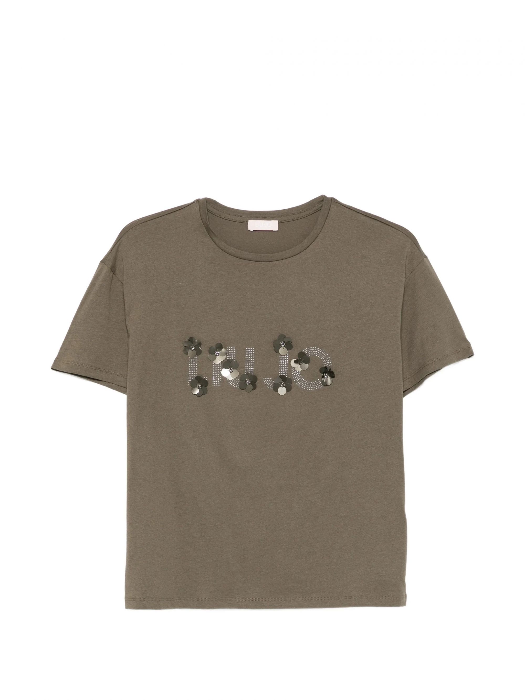 ECS T-SHIRT MODA M/C DK OLIVE #P9330 LIU JO T-shirt WA6238JS923 P9330