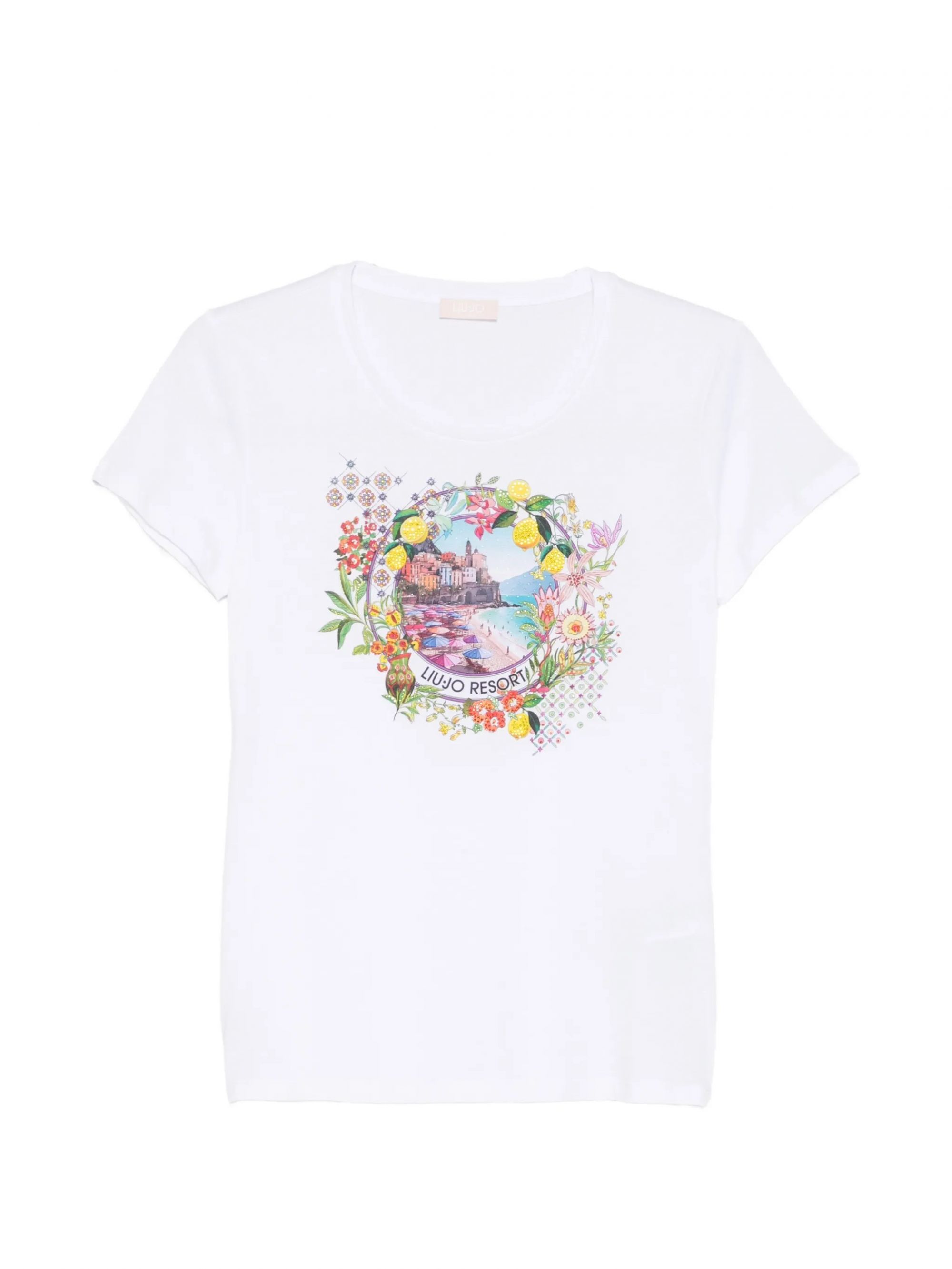 ECS T-SHIRT MODA M/C BIANCO RESORT #P9454 LIU JO T-shirt WA6476JS923 P9454