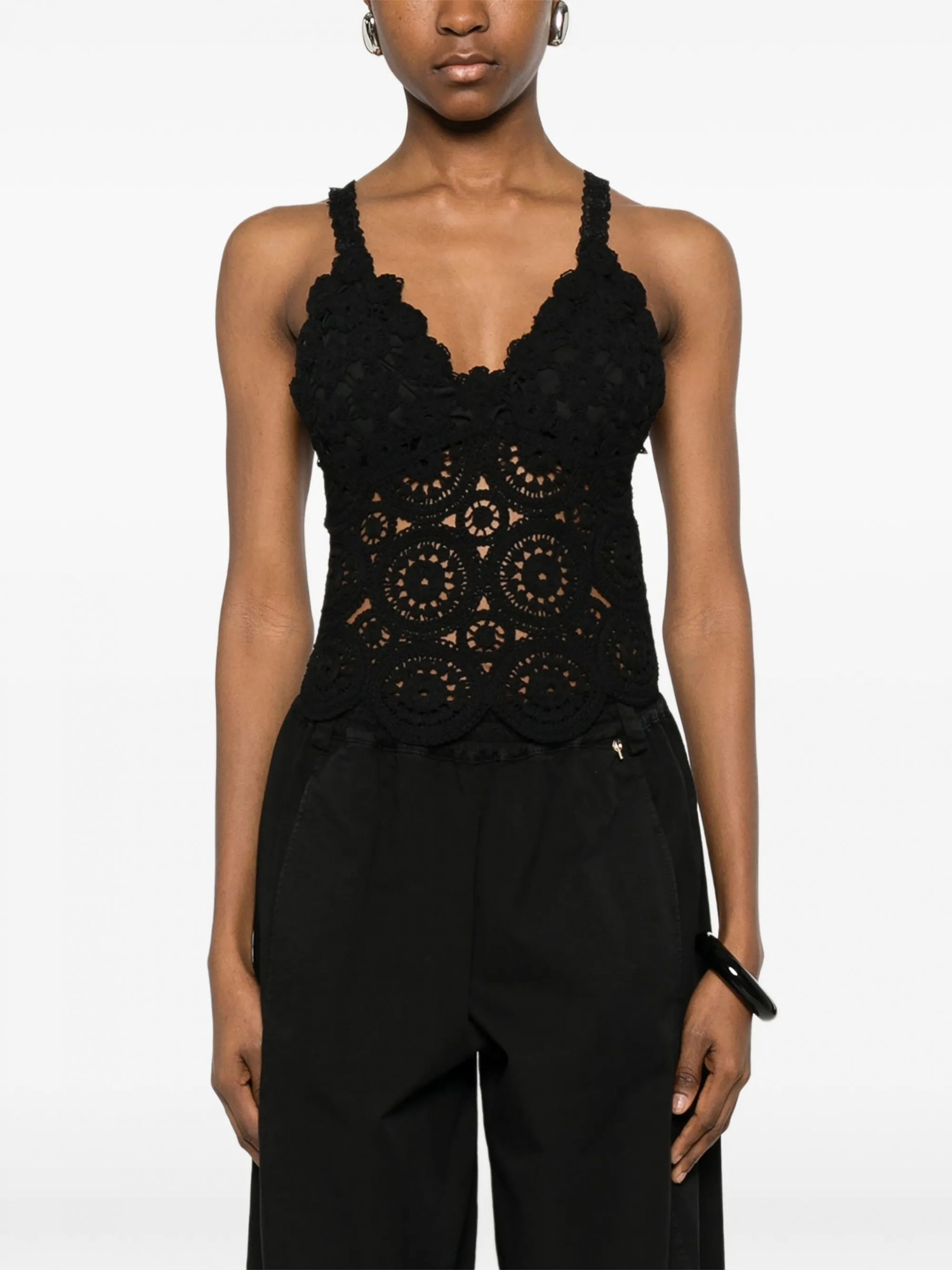 TOP #NERO PHILIA LOFT Top D02E0217