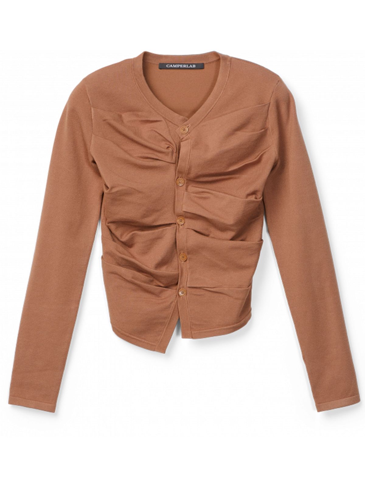 SLIM KNIT CARDIGAN #BEIGE CAMPER LAB Maglieria AU00085 003