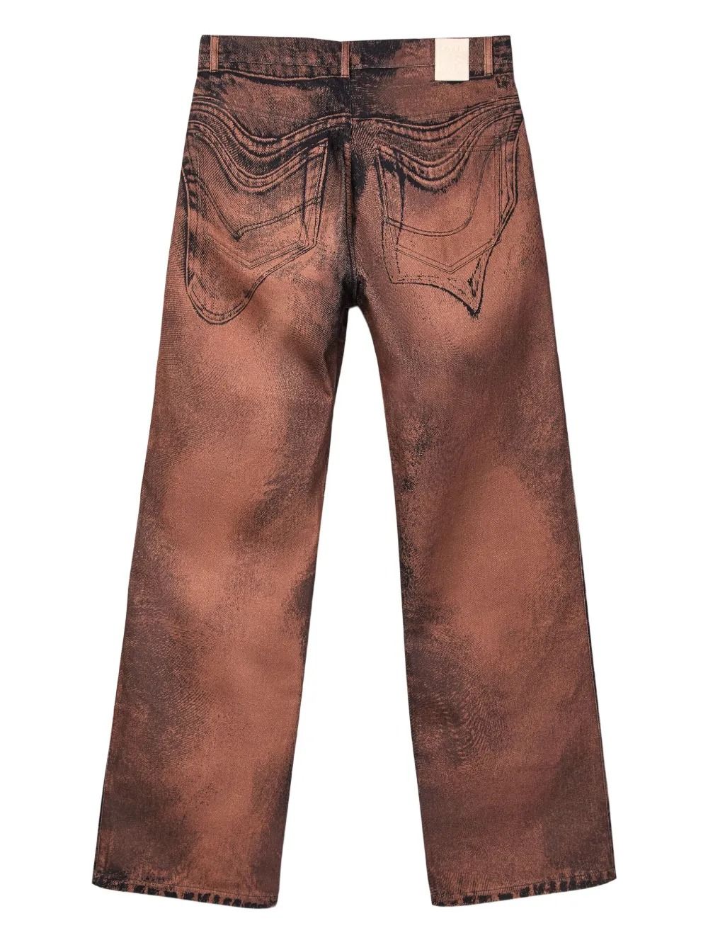 PAINT LASER BOOT CUT JEANS #TERRACOTTA CAMPER LAB Jeans AU00093 002