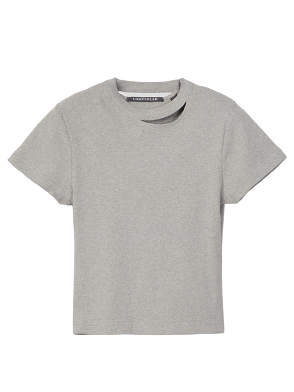 SLIM FIT T-SHIRT FADED #GREY MELANGE CAMPER LAB T-shirt AU00086 002