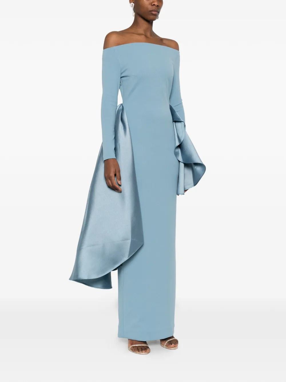 KIANA MAXI DRESS #SLATE BLUE SOLACE LONDON Vestiti OS43007