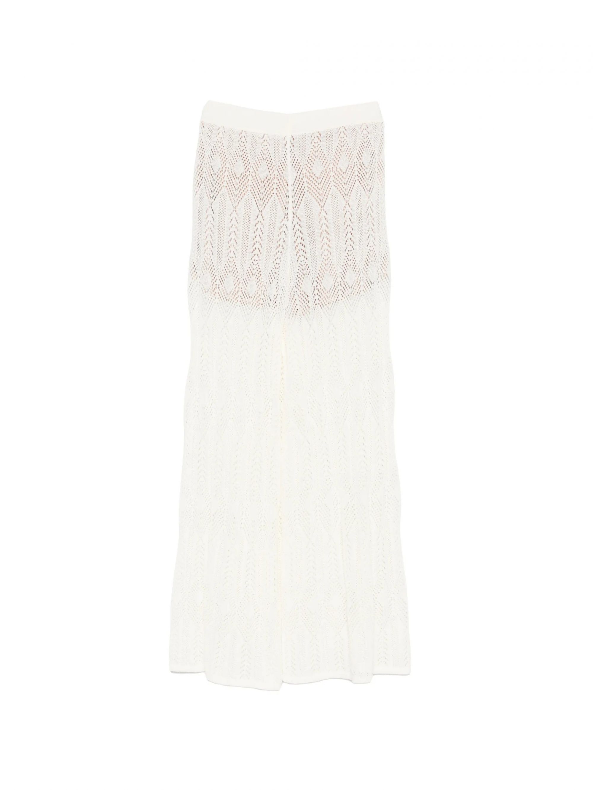 ECS PANT.MAGLIA LUNGO BIANCO #10701 LIU JO Pantaloni WA6334MS007 10701