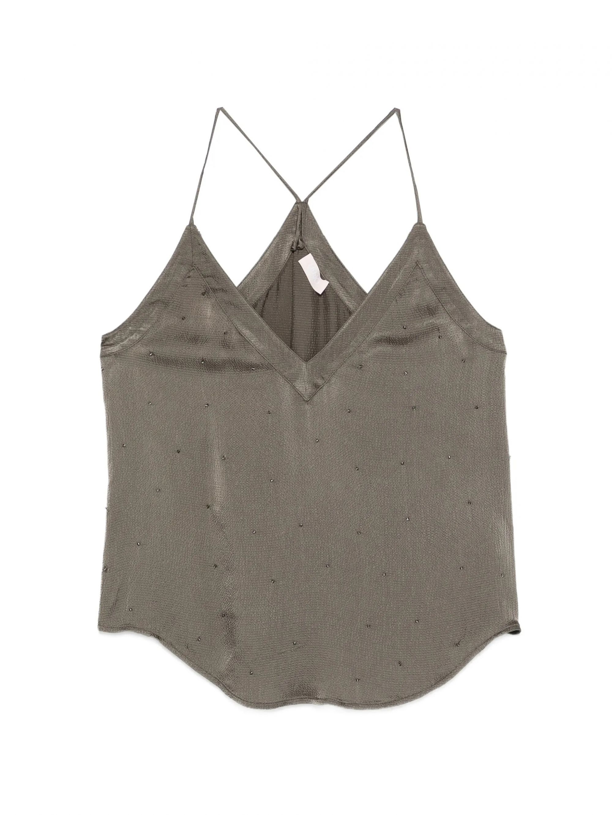 TOP TS.NAV DK.OLIVE #90822 LIU JO Top WA6406T434A 90822