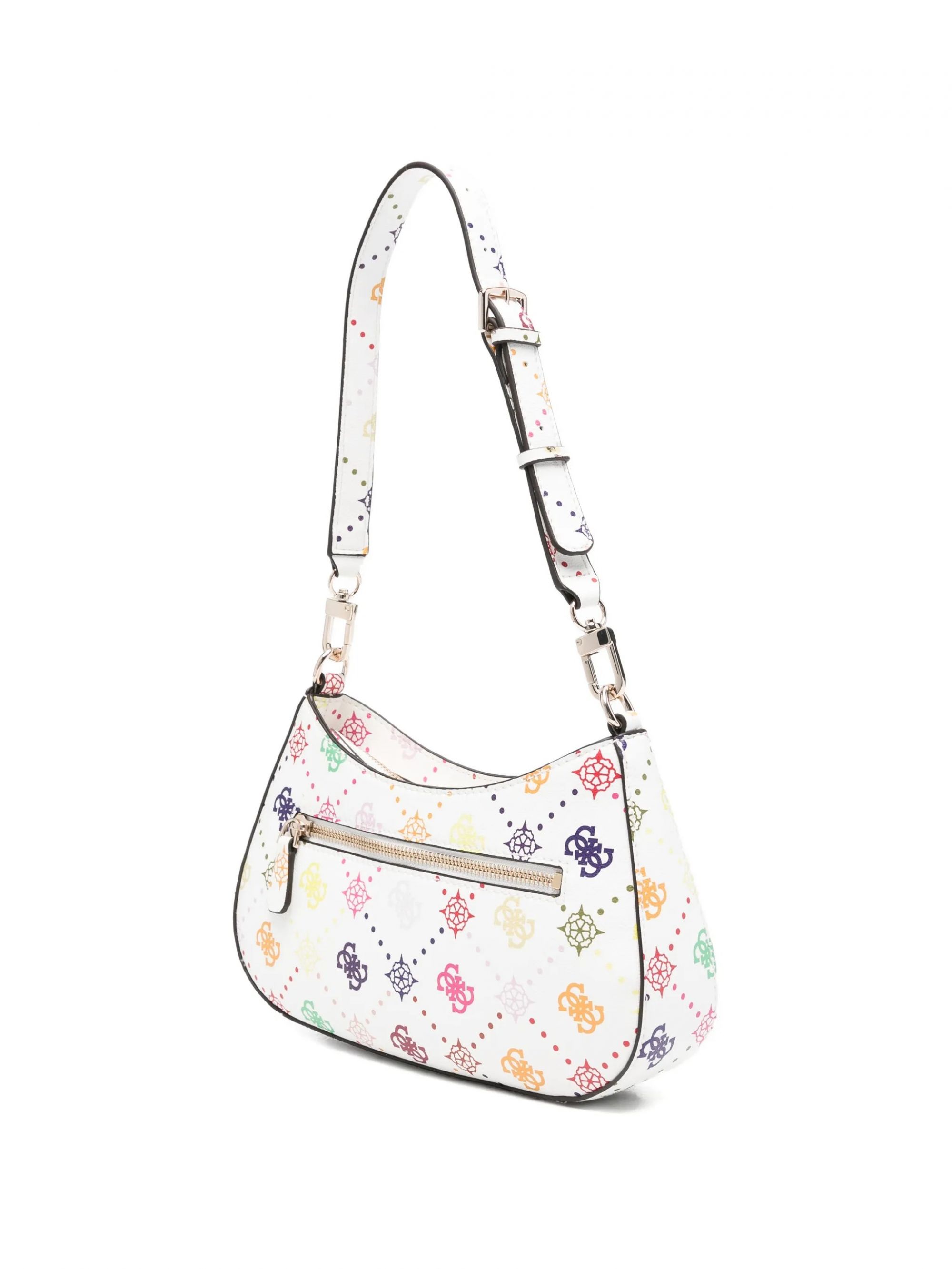 EMELIE LOGO TOP ZIP SHLDR BAG #MULTI LOGO GUESS  Bags HWGM99 28180 MUO