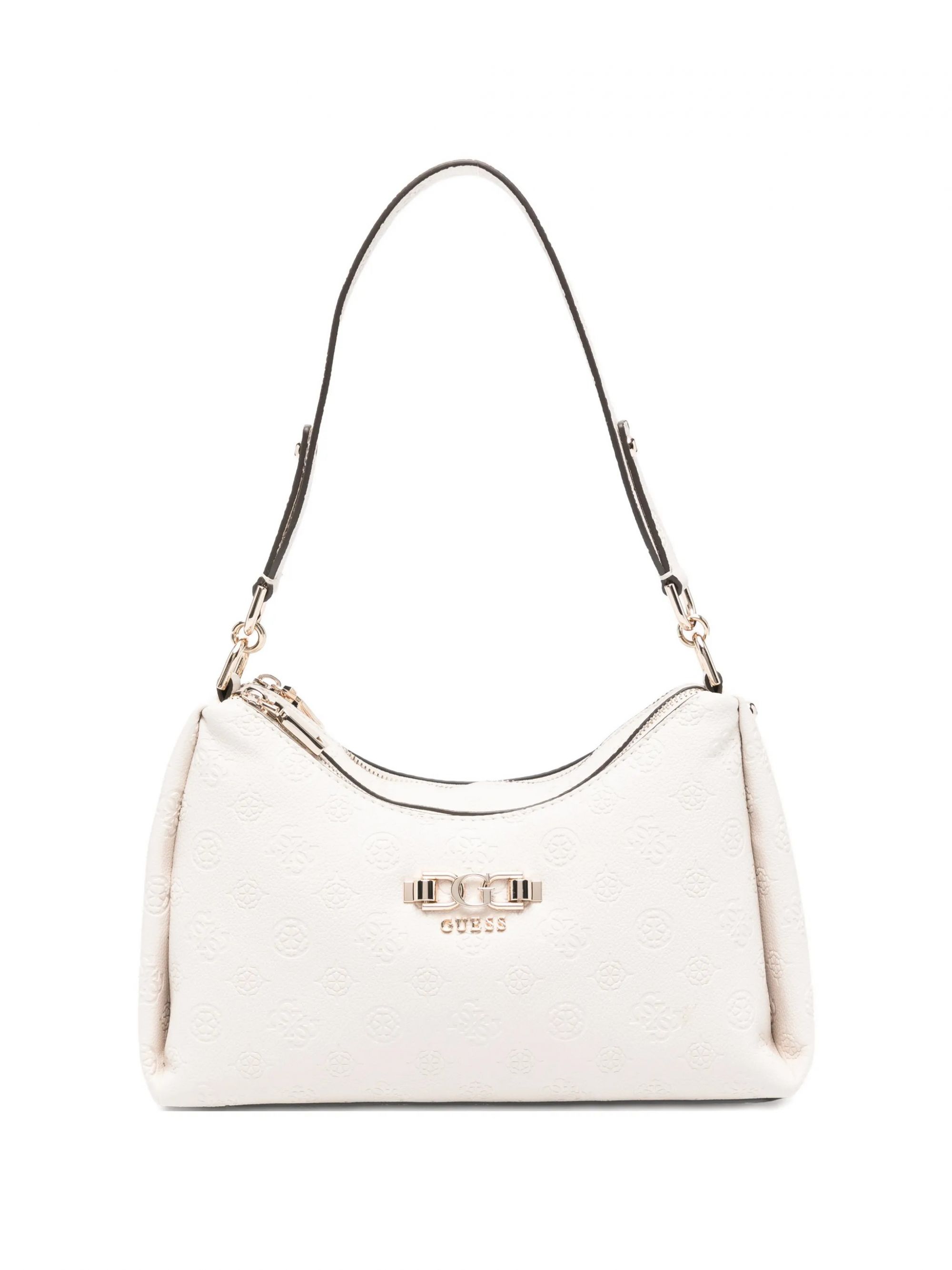 ANISE DOUBLE ZIP SHOULDER BAG #STONE LOGO GUESS  Borse HWPD99 16180 STL
