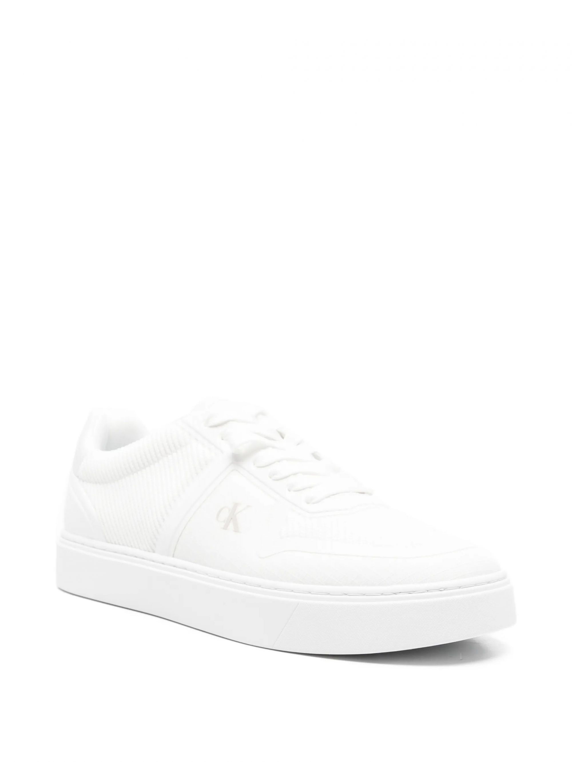 CLASSIC CUPS LACEUP KNIT TRIPLE BRIGHT WHITE #0K4 CALVIN KLEIN  Scarpe HM0HM02130