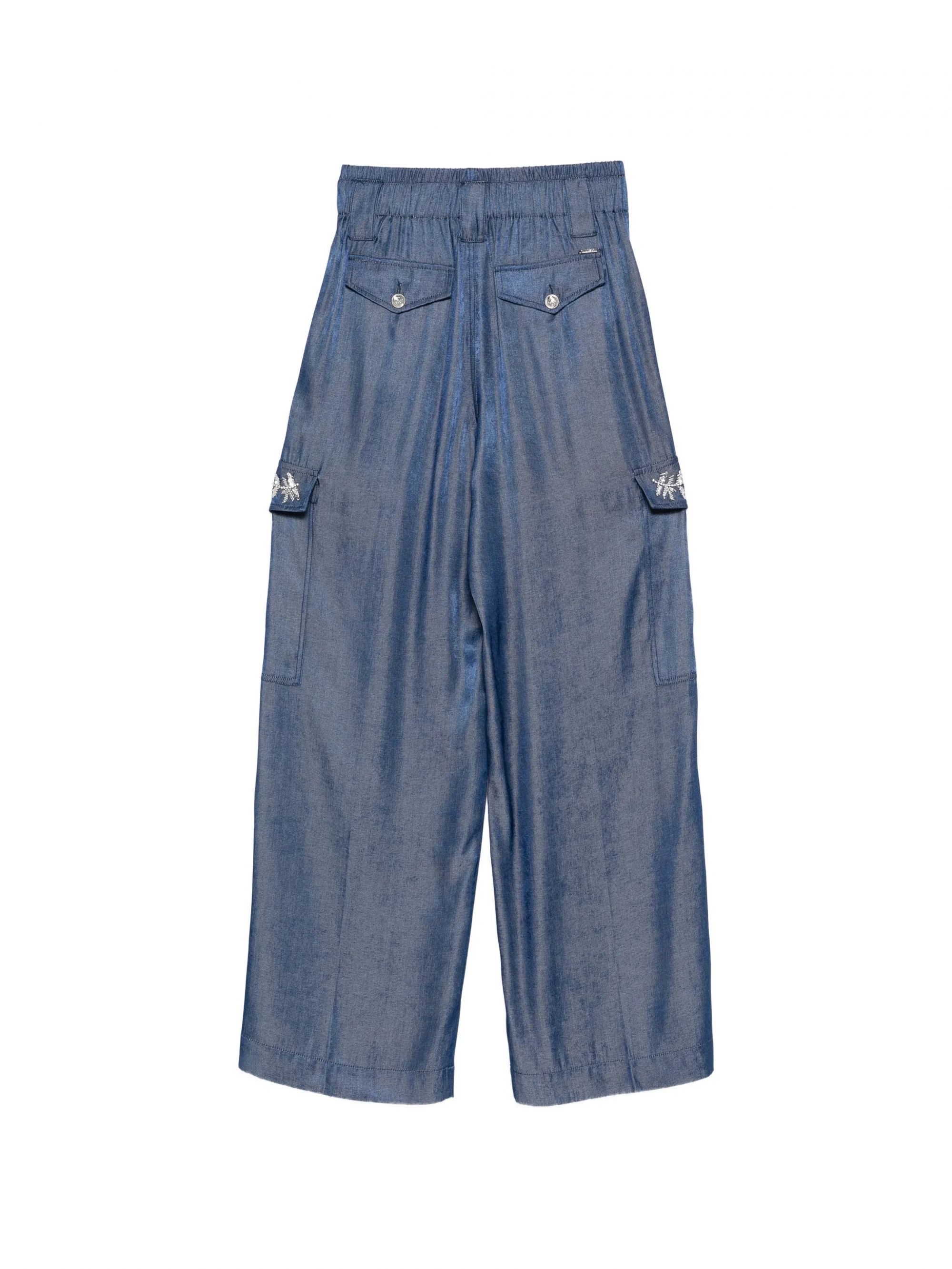 PANT.TASCONI H.W. NORMAL WASH #77000 LIU JO Pantaloni UA6290D4894 77000