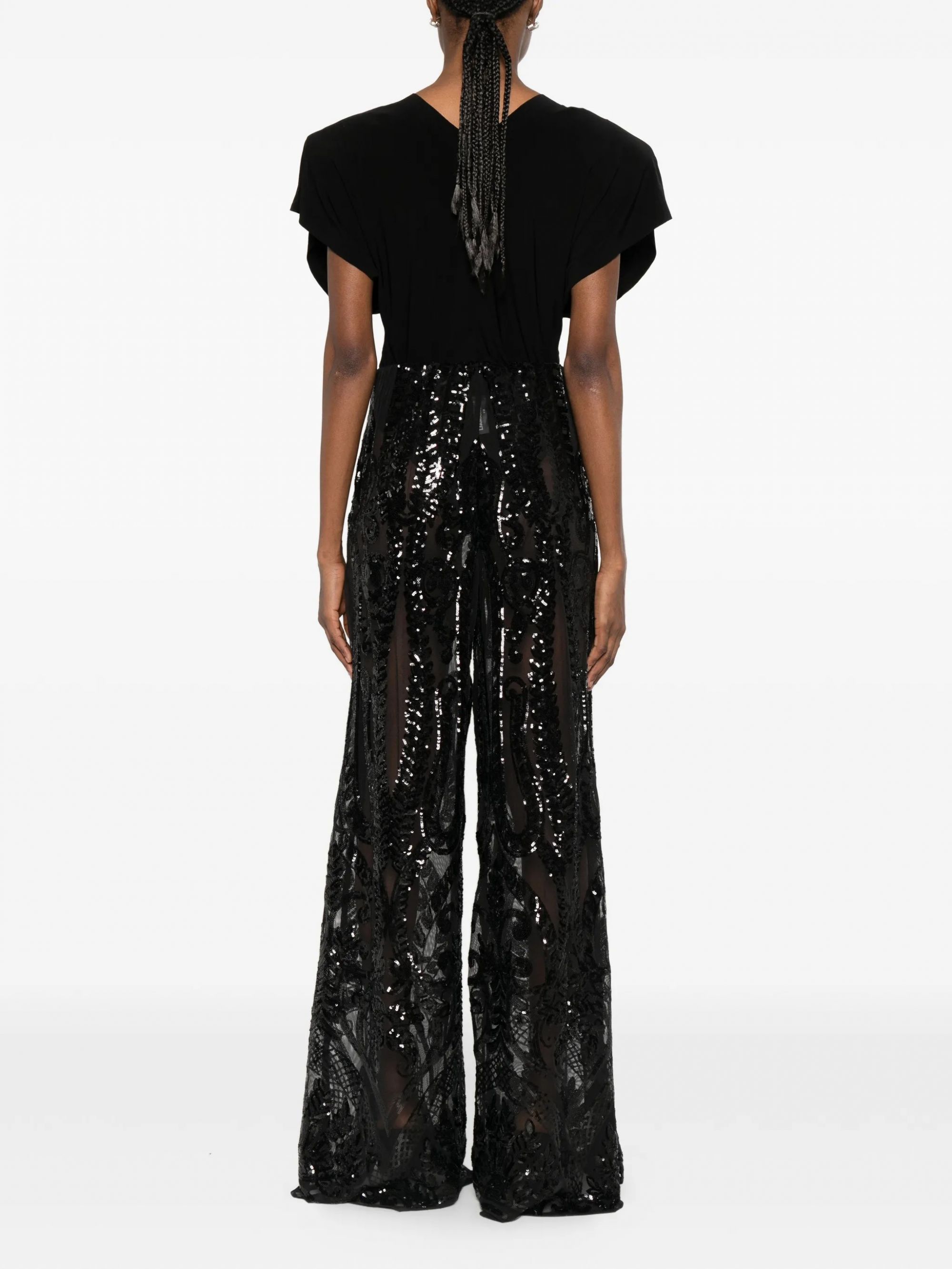 BOYFRIEND ELEPHANT SWEATPANT #BLACK NORMA KAMALI Pantaloni ST4257EN212001