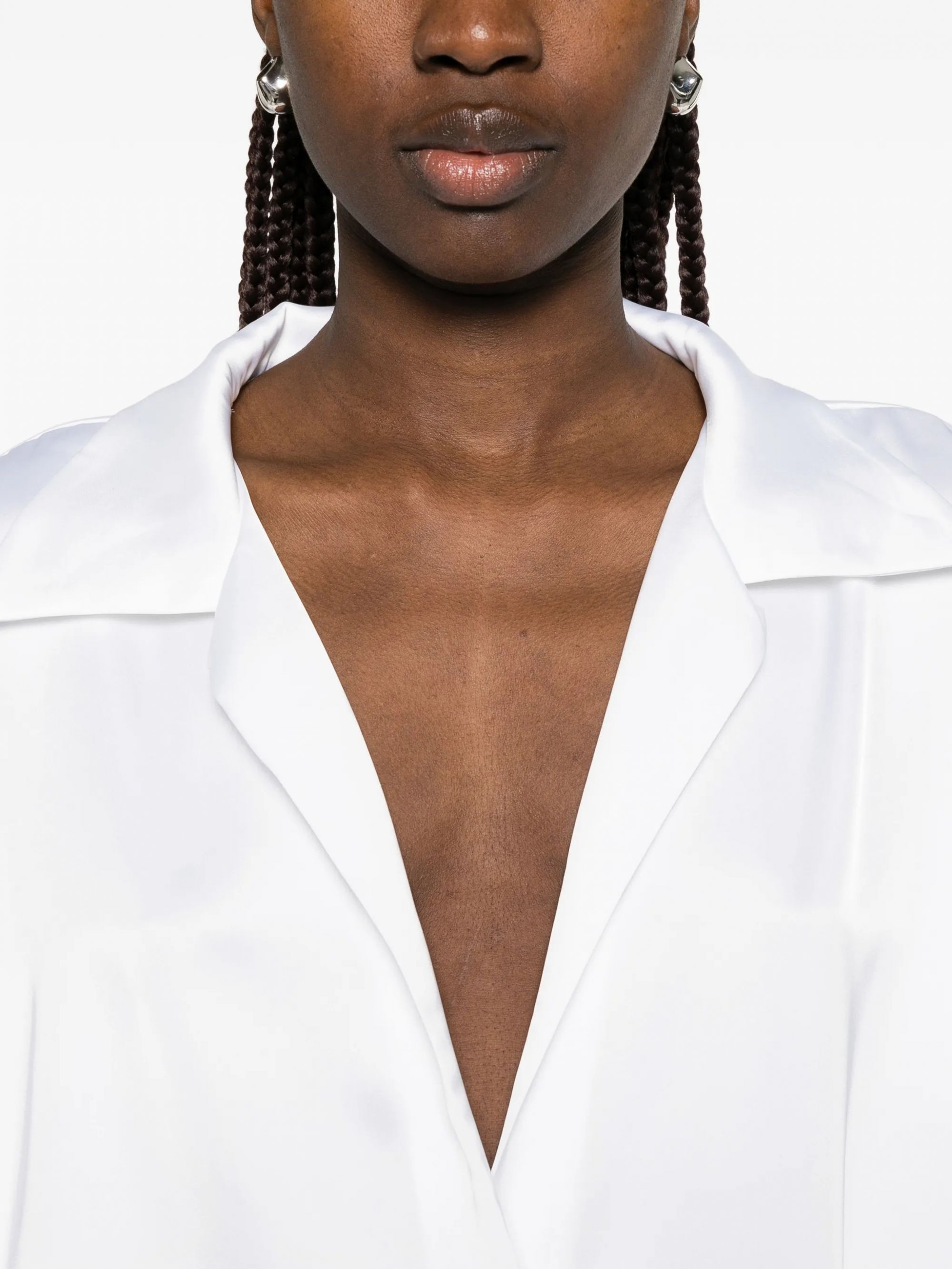 SUPER OS SLEEVELESS BF NK SHIRT BODYSUIT #SNOW WHITE NORMA KAMALI Camicie ST425BSAQ75944