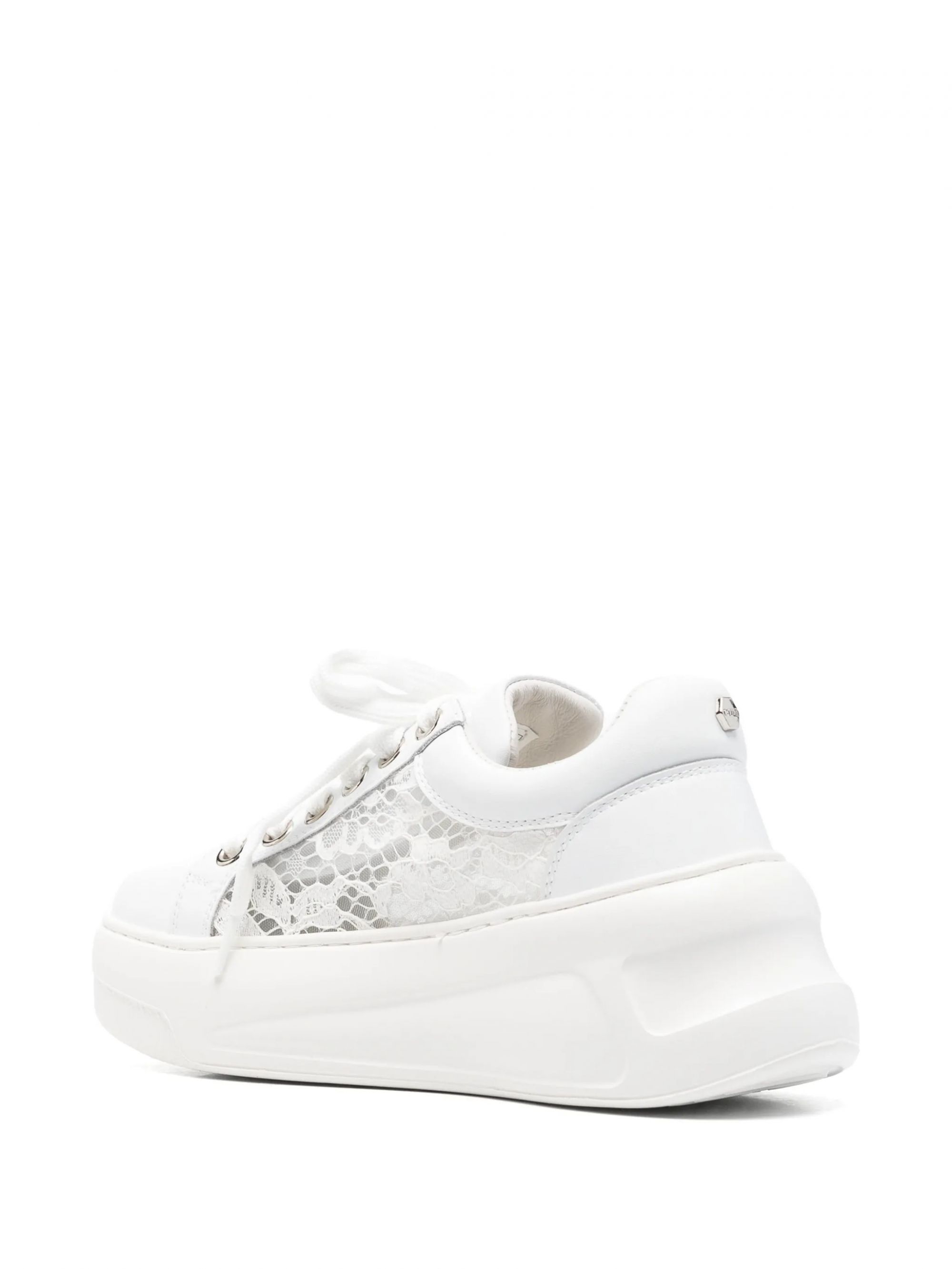 NIRVANA 4674 LOW W LACE NET/LEAT. #WHITE CULT Scarpe CLW467400