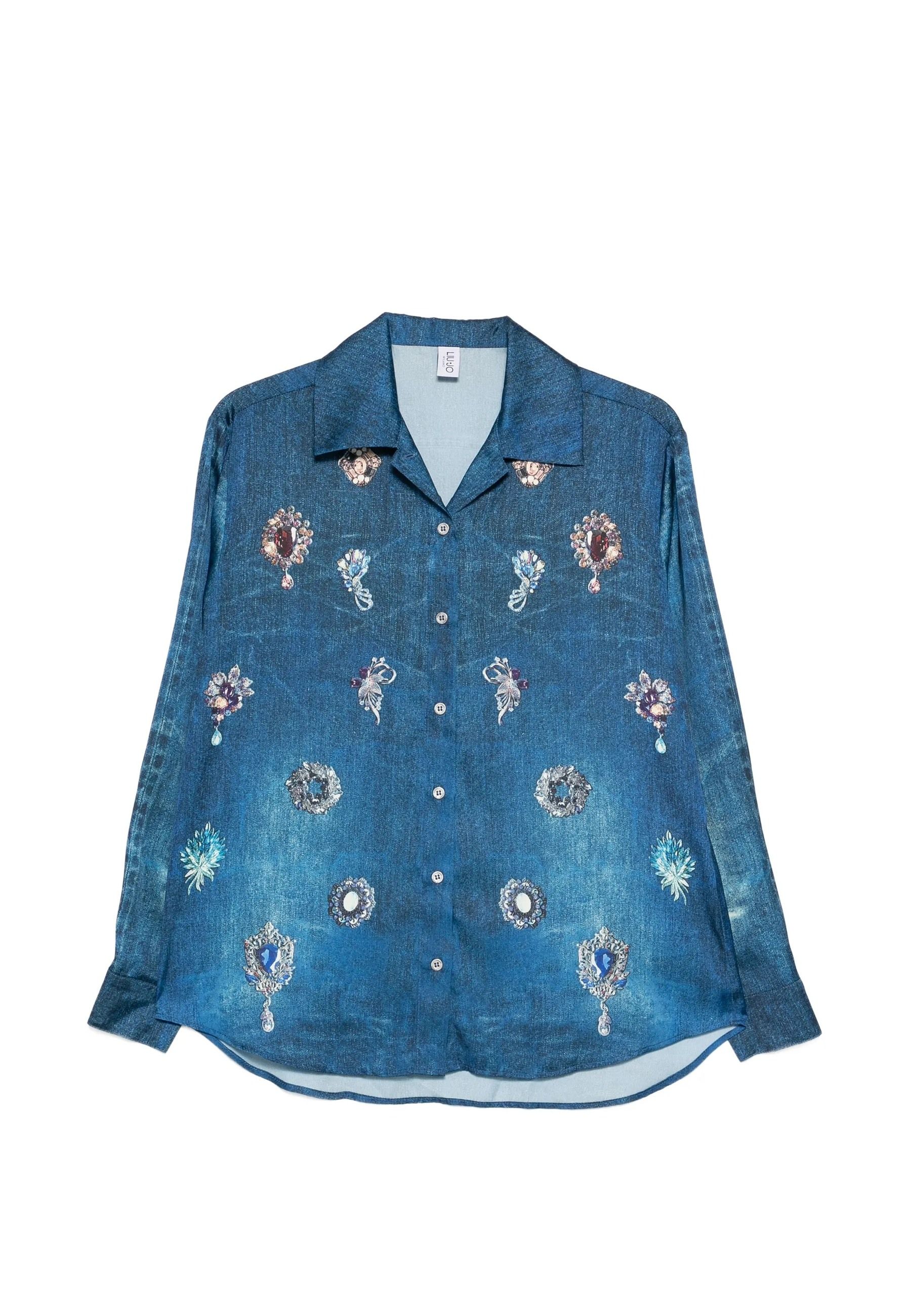 CAMICIA DIGITAL DEN.BLUE #79045 LIU JO Camicie UA6343T5958 79045