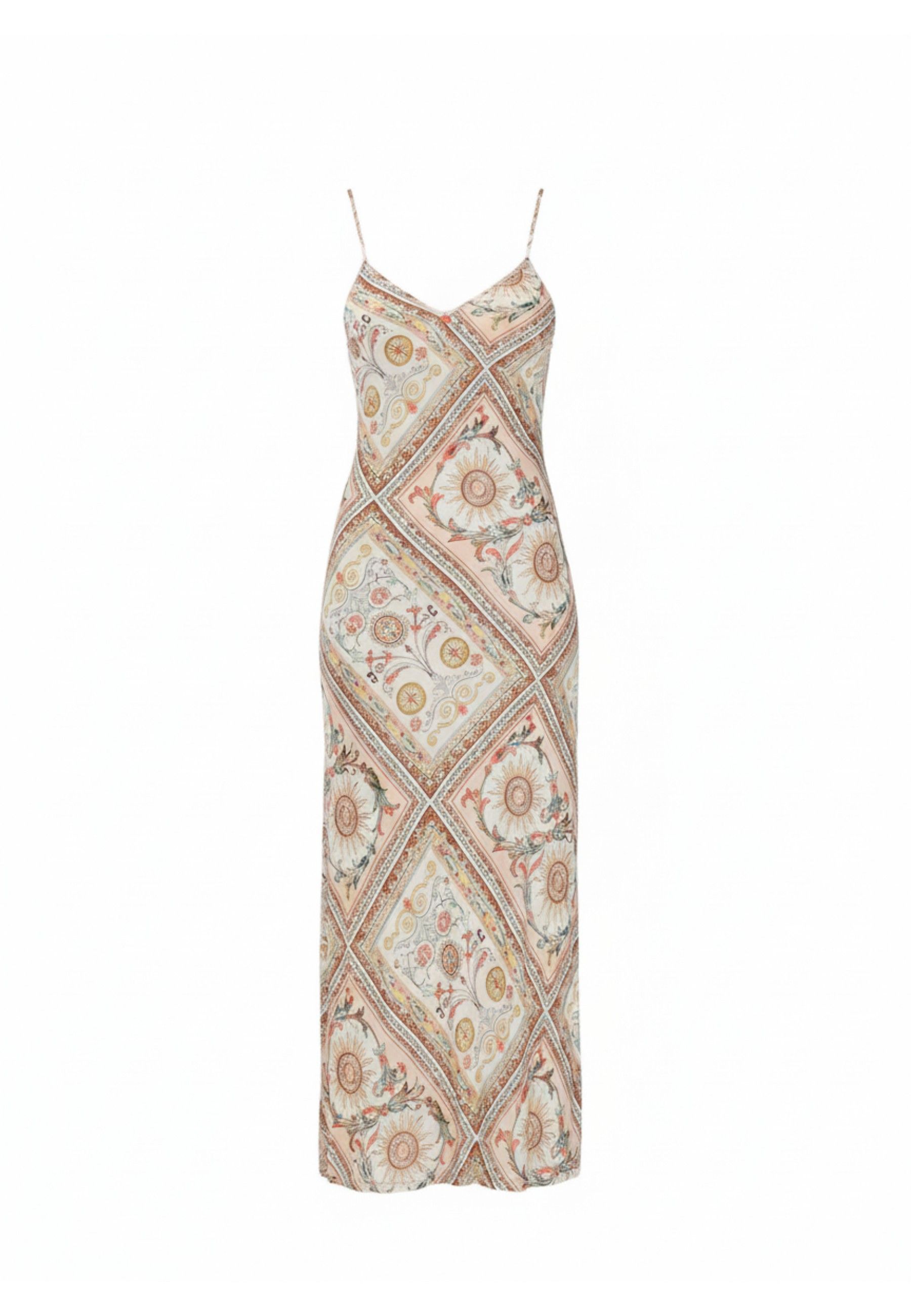 SLIPDRESS RASO TAROT SHIFTING SAND #774 JUST CAVALLI Vestiti 80PAO925 NS779