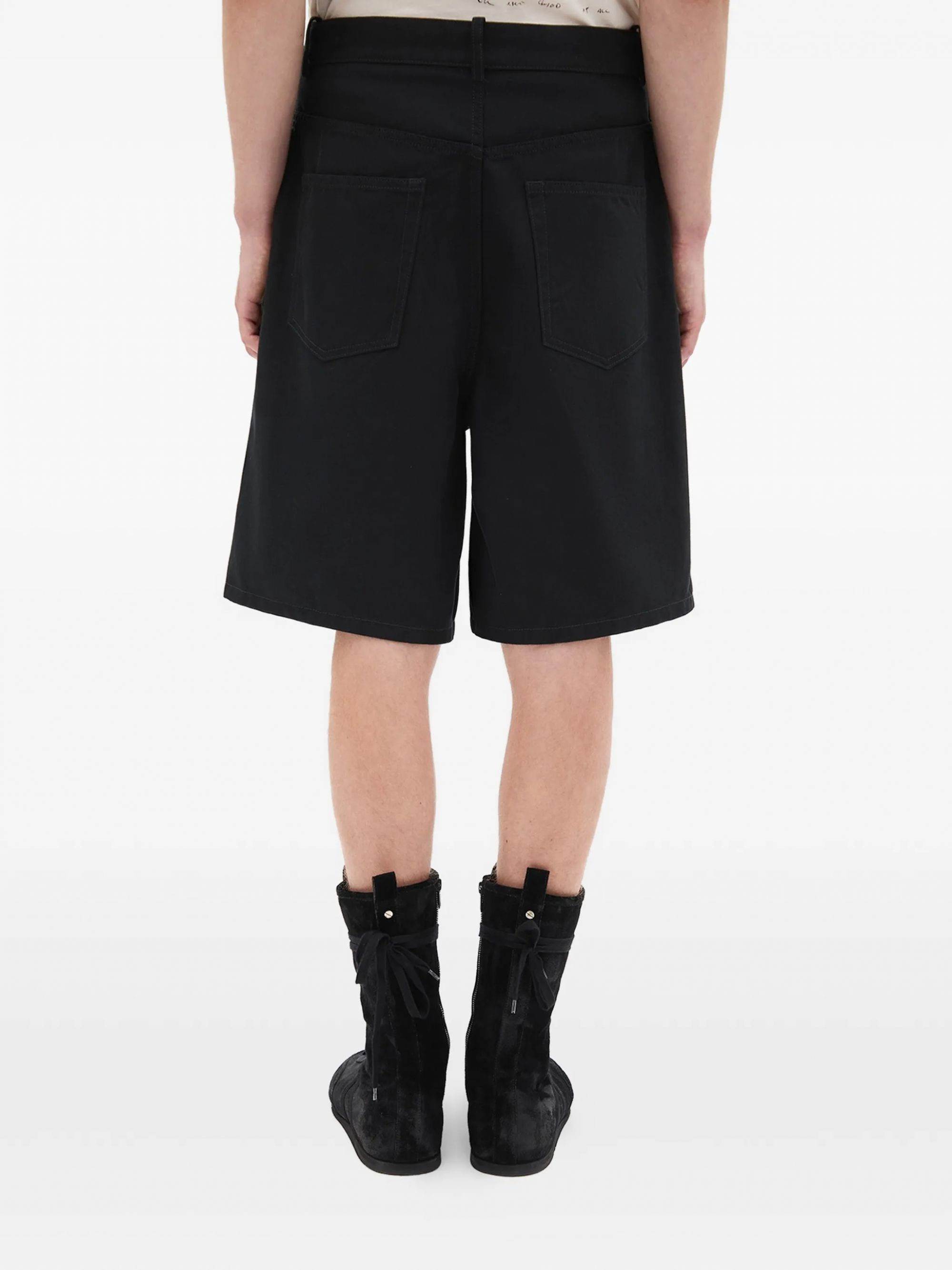 NARVE 5-POCKETS COMFORT BERMUDA BLACK #099 ANN DEMEULEMEESTER Shorts B0013799 FA722 099