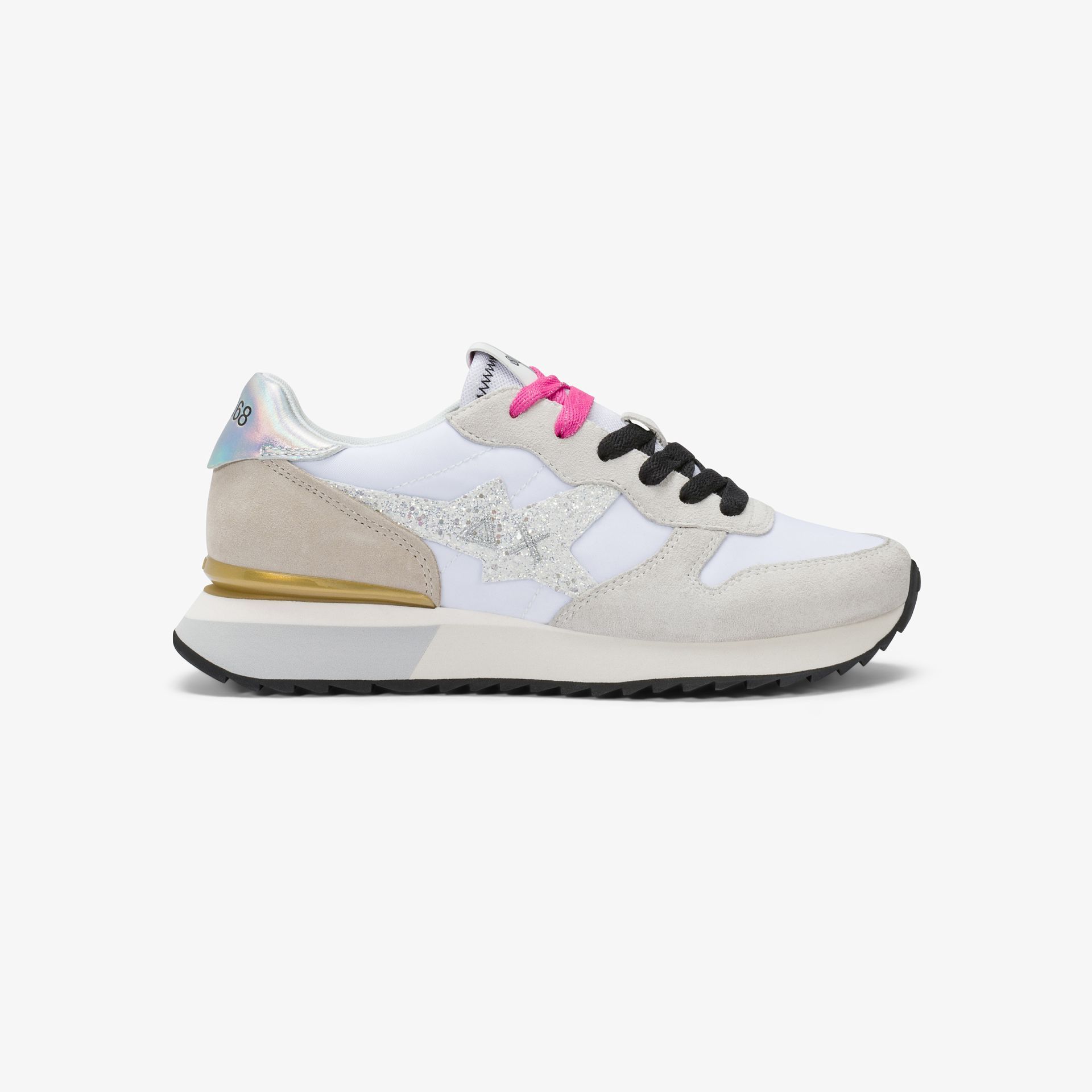 STARGIRL GLITTER LOGO BIANCO #01 SUN 68 Scarpe Z36214