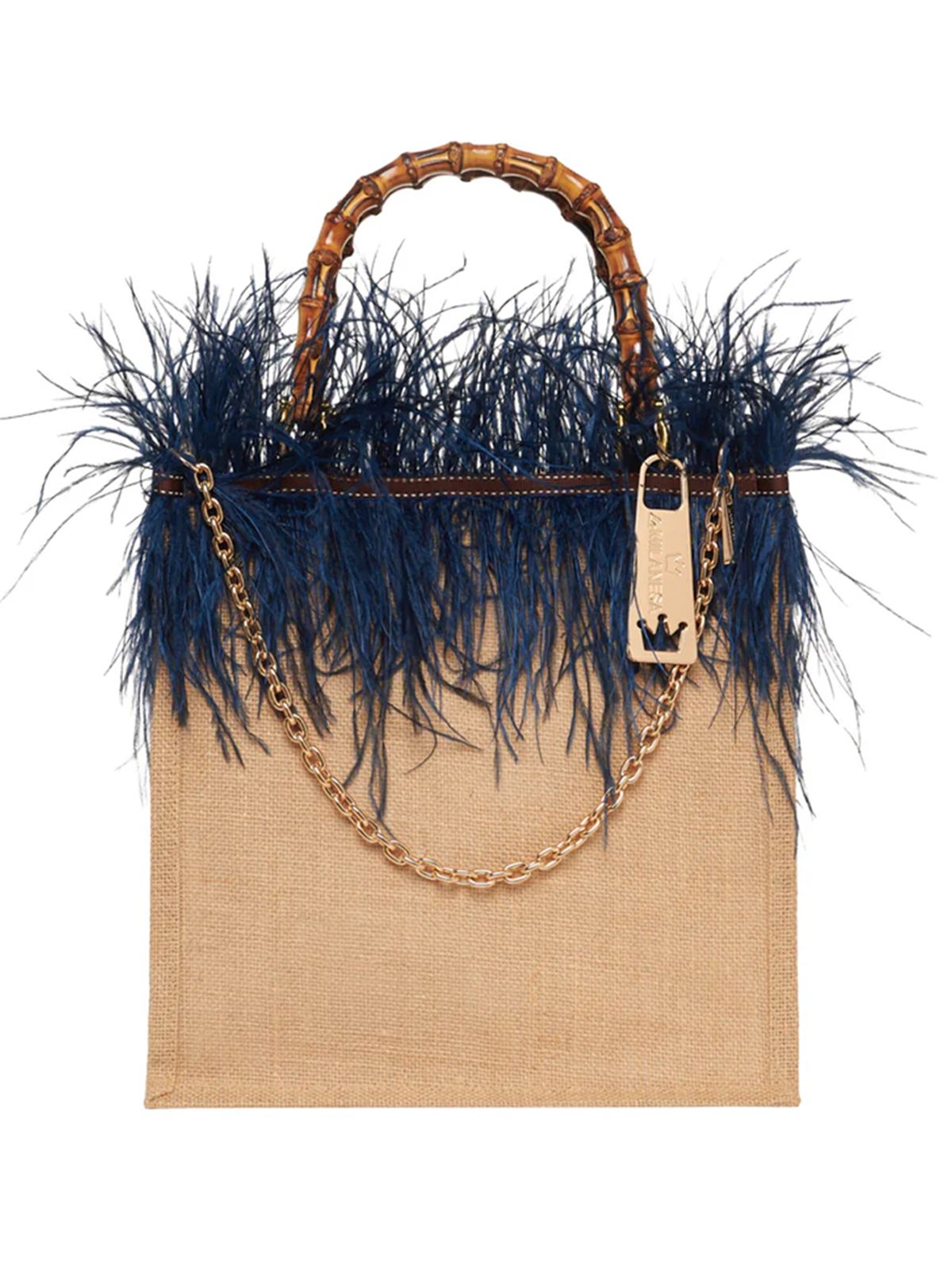 VIOLETTA MEDIA #BLU LA MILANESA Bags VIOLSB