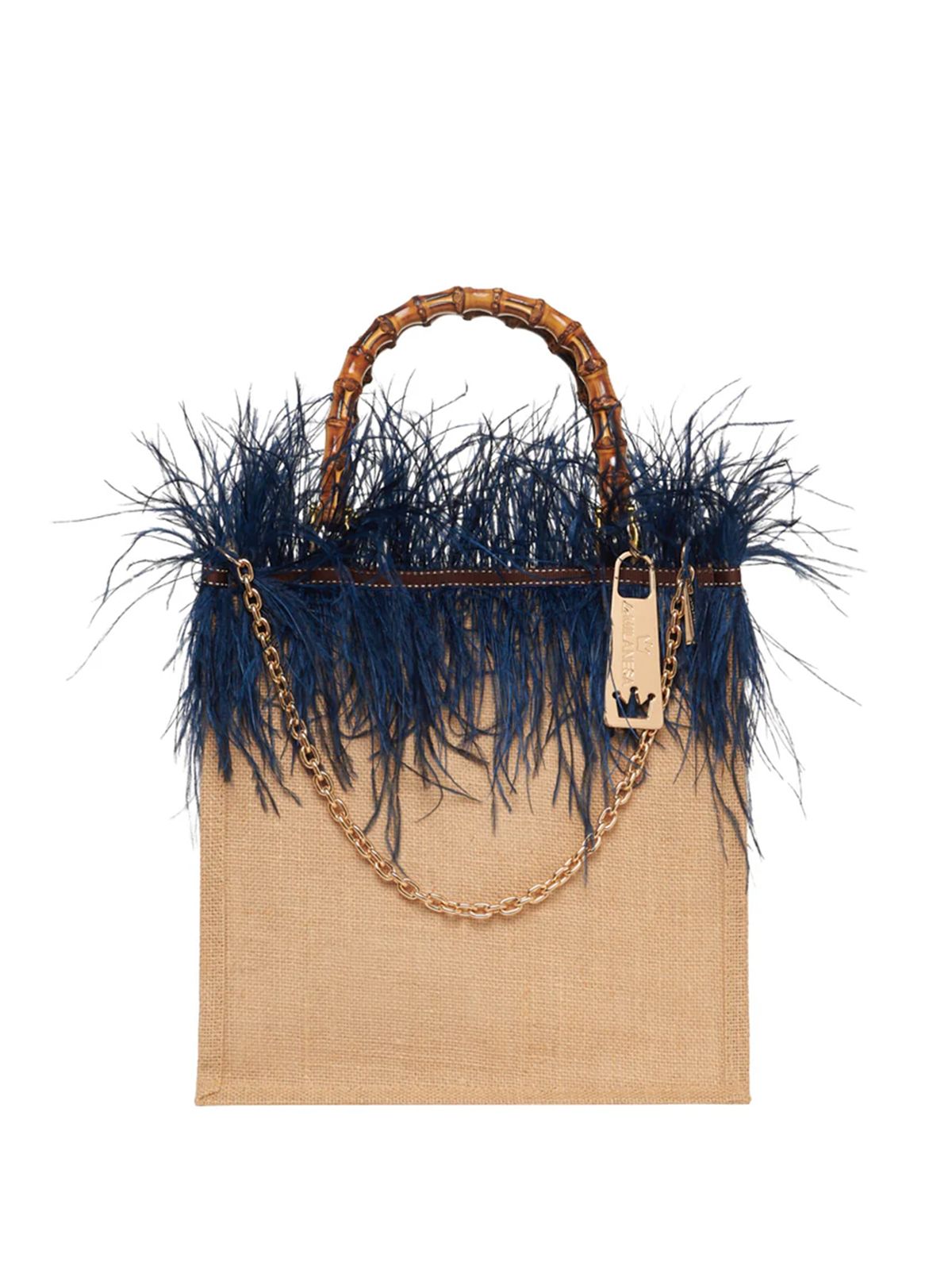 VIOLETTA MEDIA #BLU LA MILANESA Bags VIOLSB