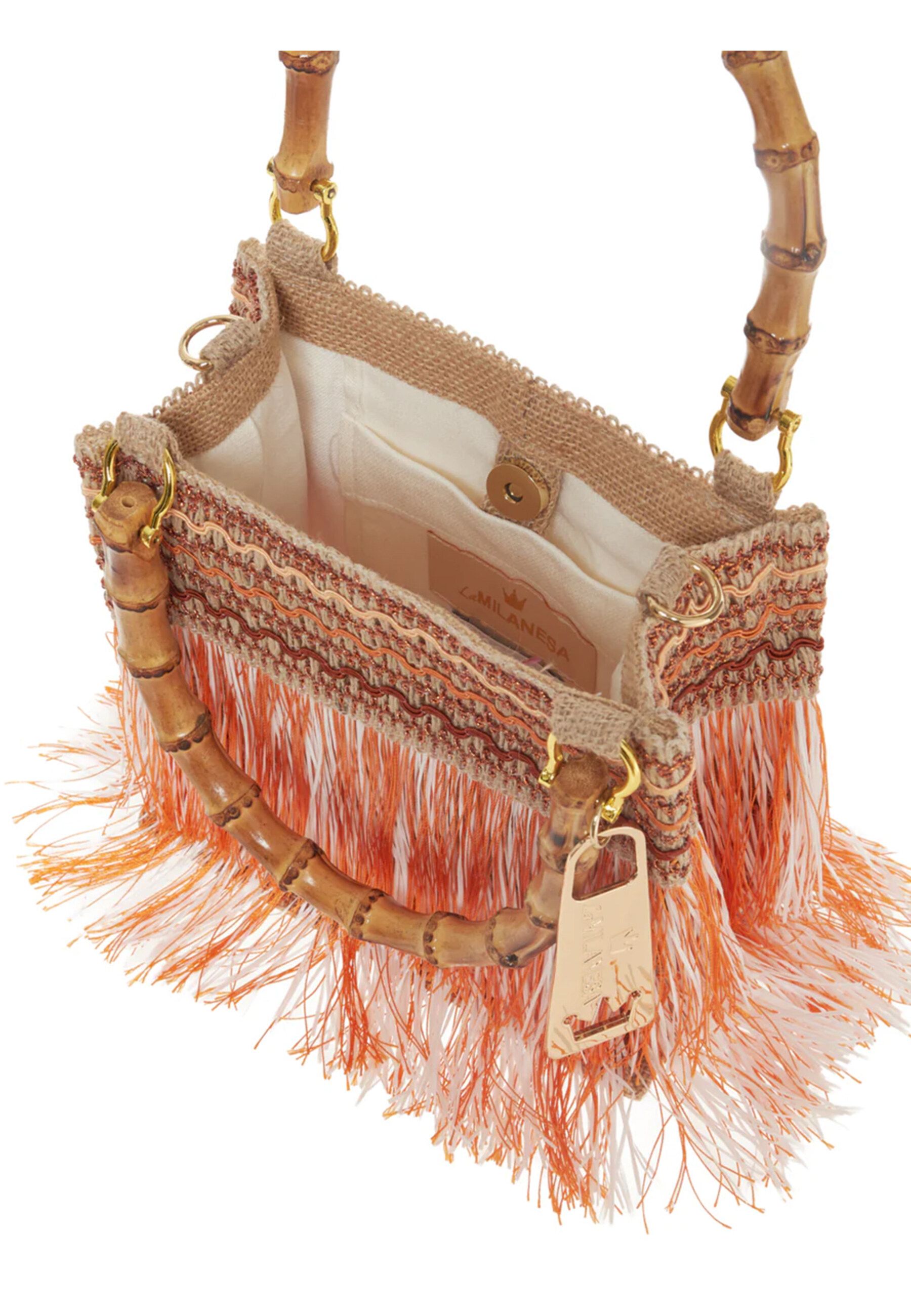 ORCHIDEA SMALL #ARANCIO LA MILANESA Bags ORCMA