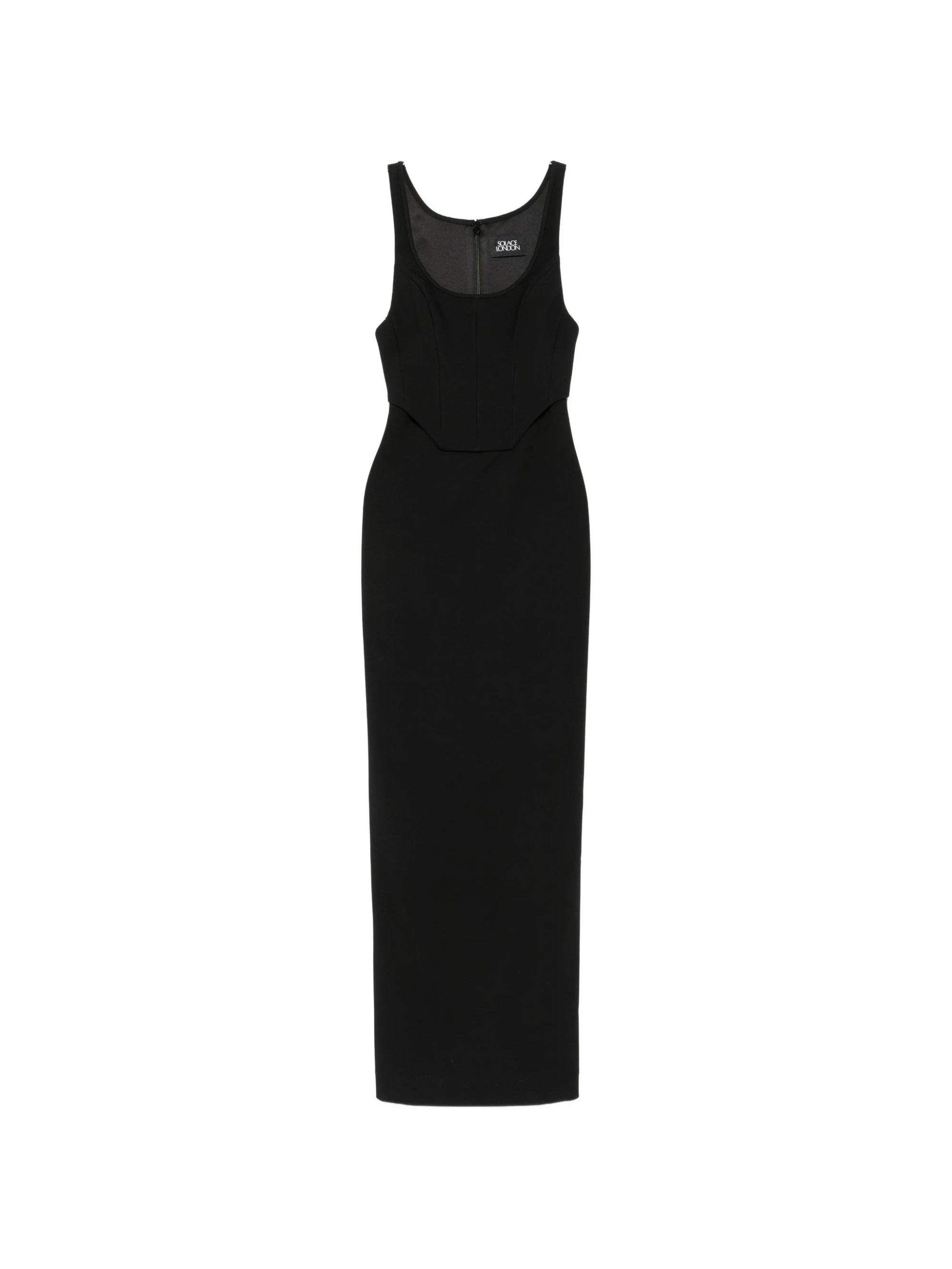 NOOR MAXI DRESS #BLACK SOLACE LONDON Dress OS47006