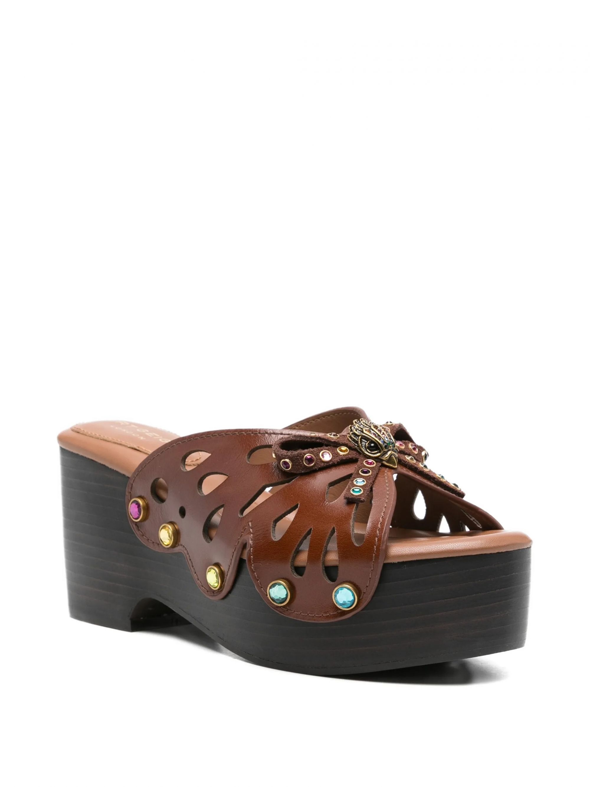 BUTTERFLY WEDGE MULE #DARK BROWN KURT GEIGER LONDON Scarpe 5597031109