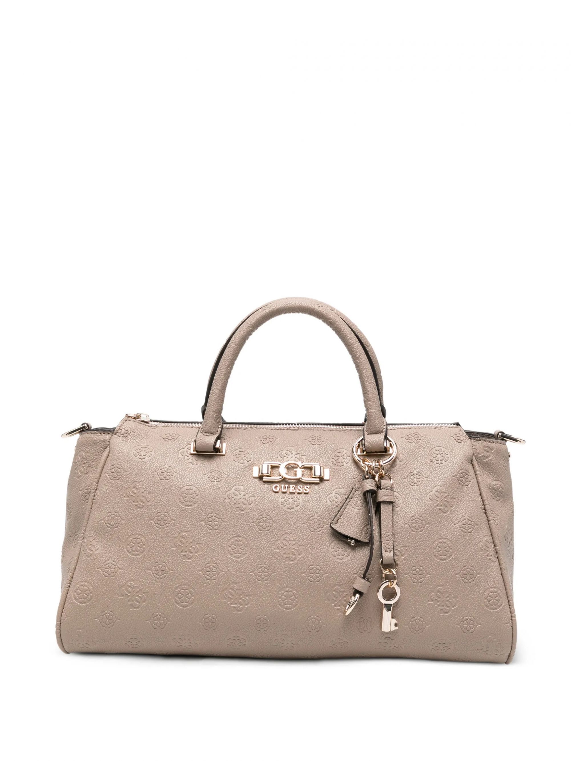 ANISE LARGE BOX SATCHEL #DARK TAUPE LOGO GUESS  Borse HWPD99 16070 DKO