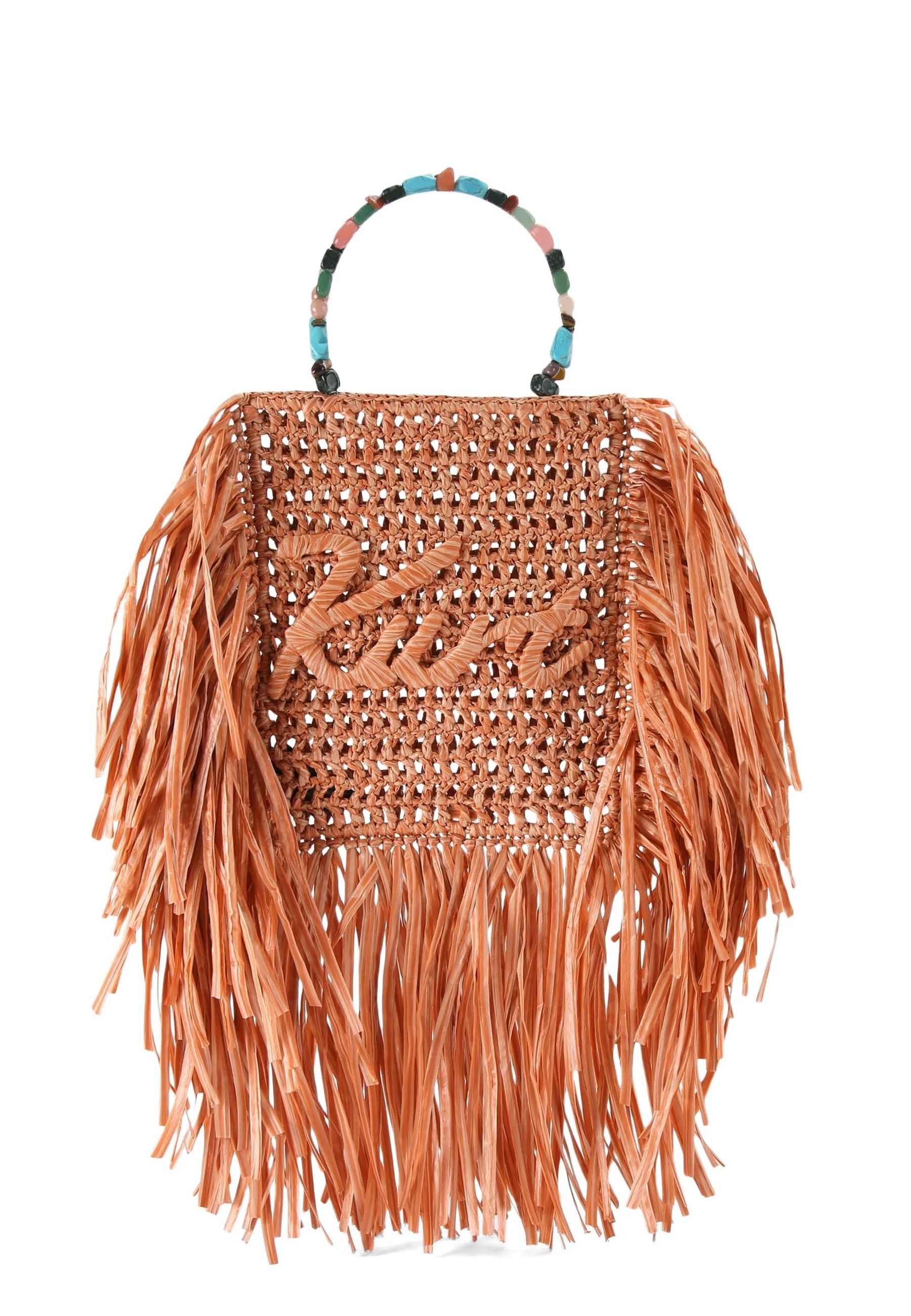 KURT MINI TOTE FRINGE #ORANGE KURT GEIGER LONDON Borse 5568891999