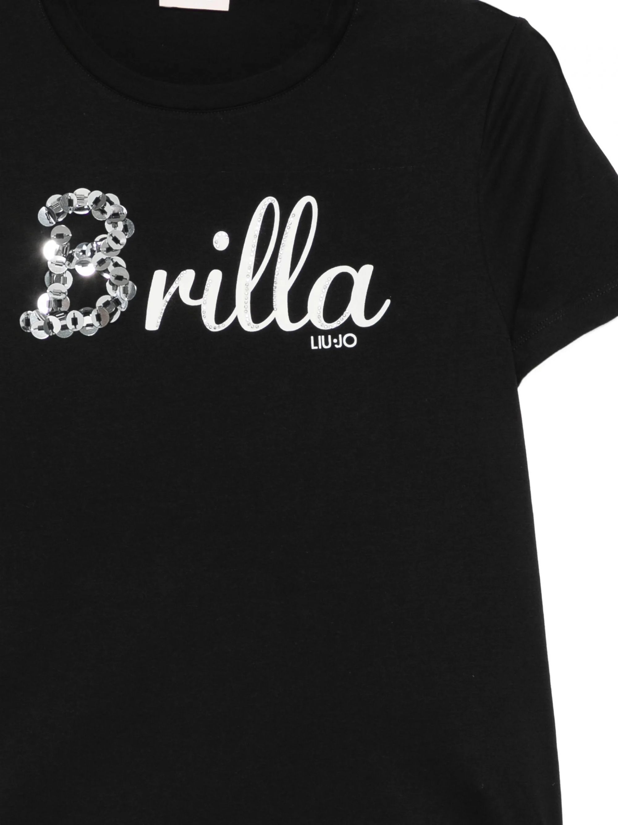 ECS T-SHIRT MODA M/C NERO #P9322 LIU JO T-shirt WA6431JS904 P9322