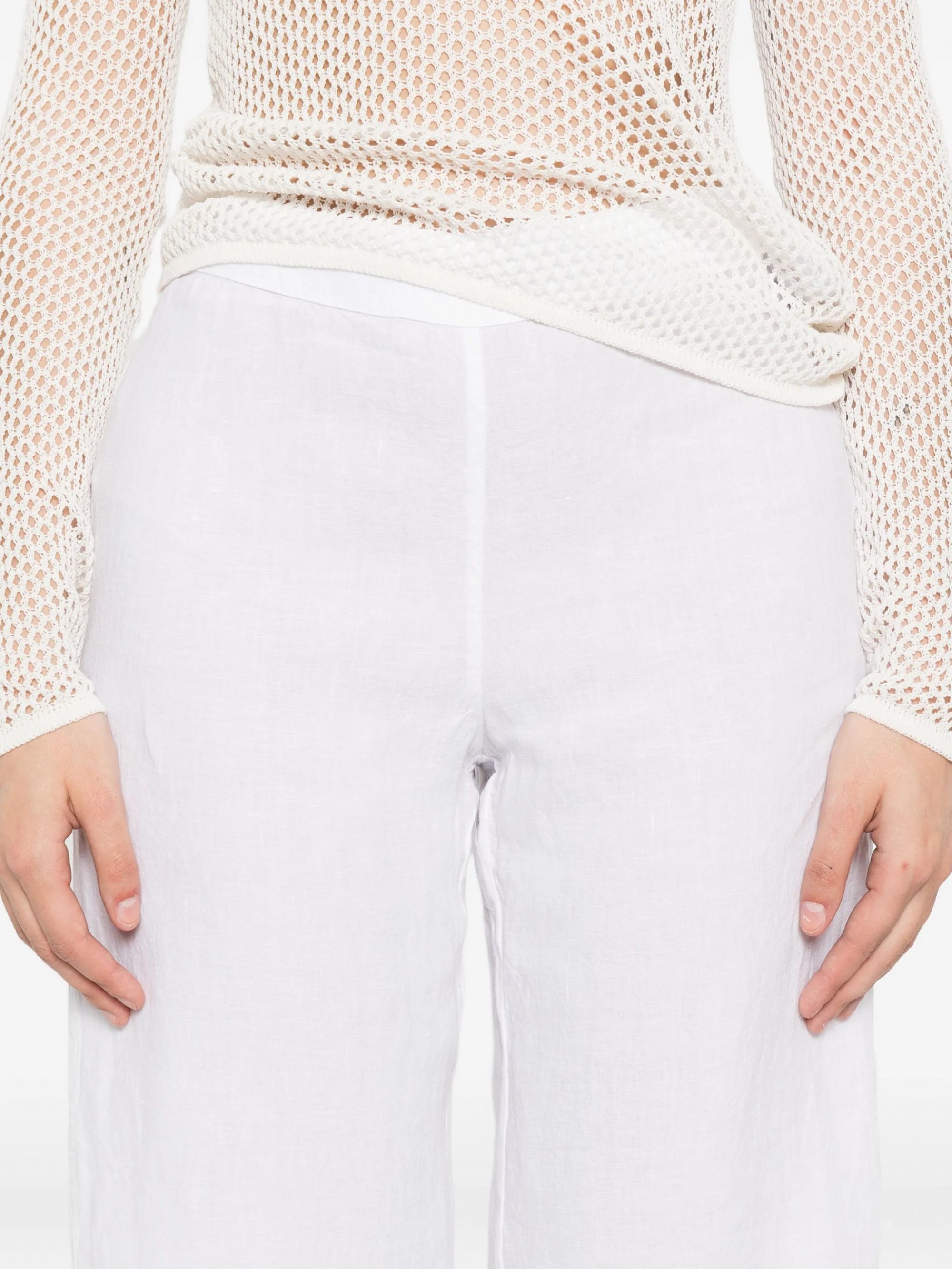 PANTALONE #000050 120% LINO Pantaloni 33ALIW29CO000F753