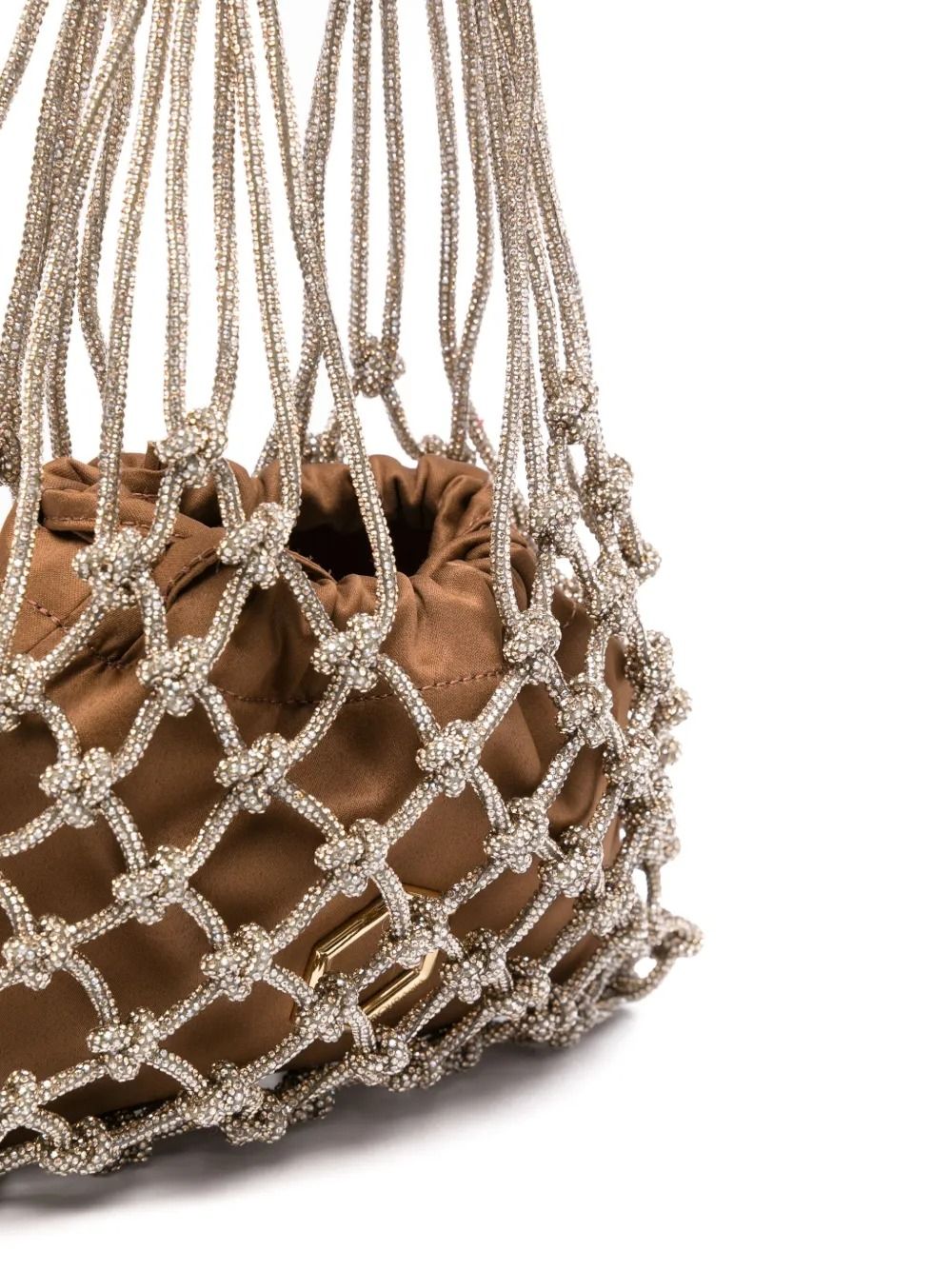 CARRIE SATIN #GOLDEN SHADOW HIBOURAMA  Borse CARRIE SATIN