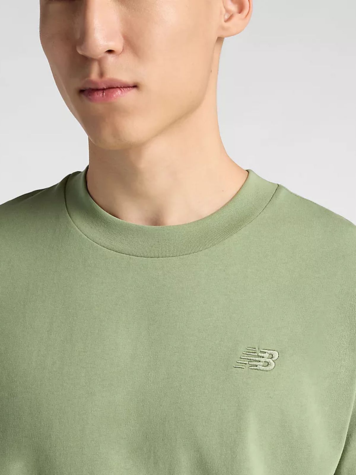 ATHLETICS COTTON T-SHIRT #OREGANO NEW BALANCE T-shirt MT41533AAR