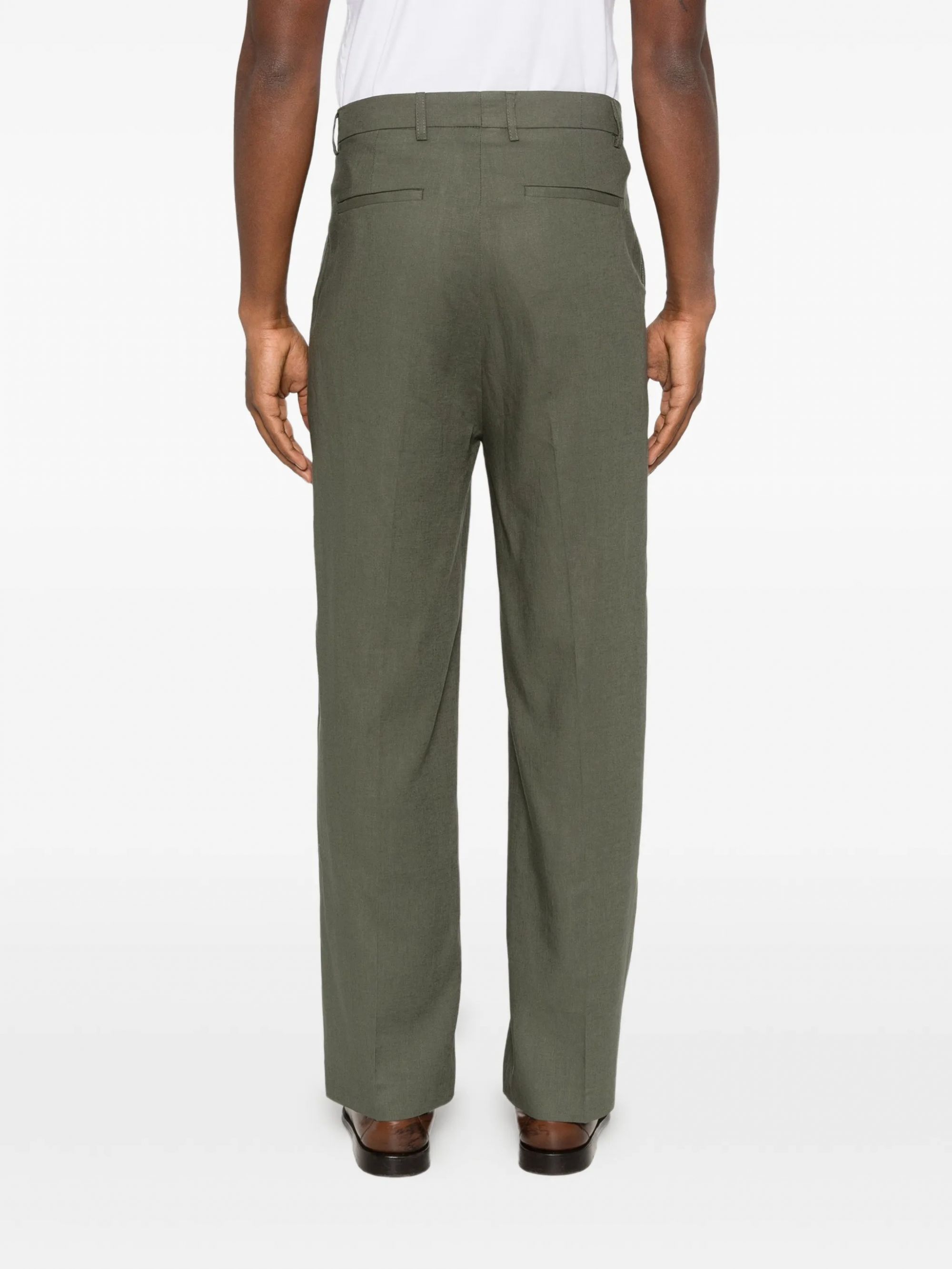 PANTALONI #VERDE OFFICINA SARTORIALE Pantaloni SIVIGLIA LINO