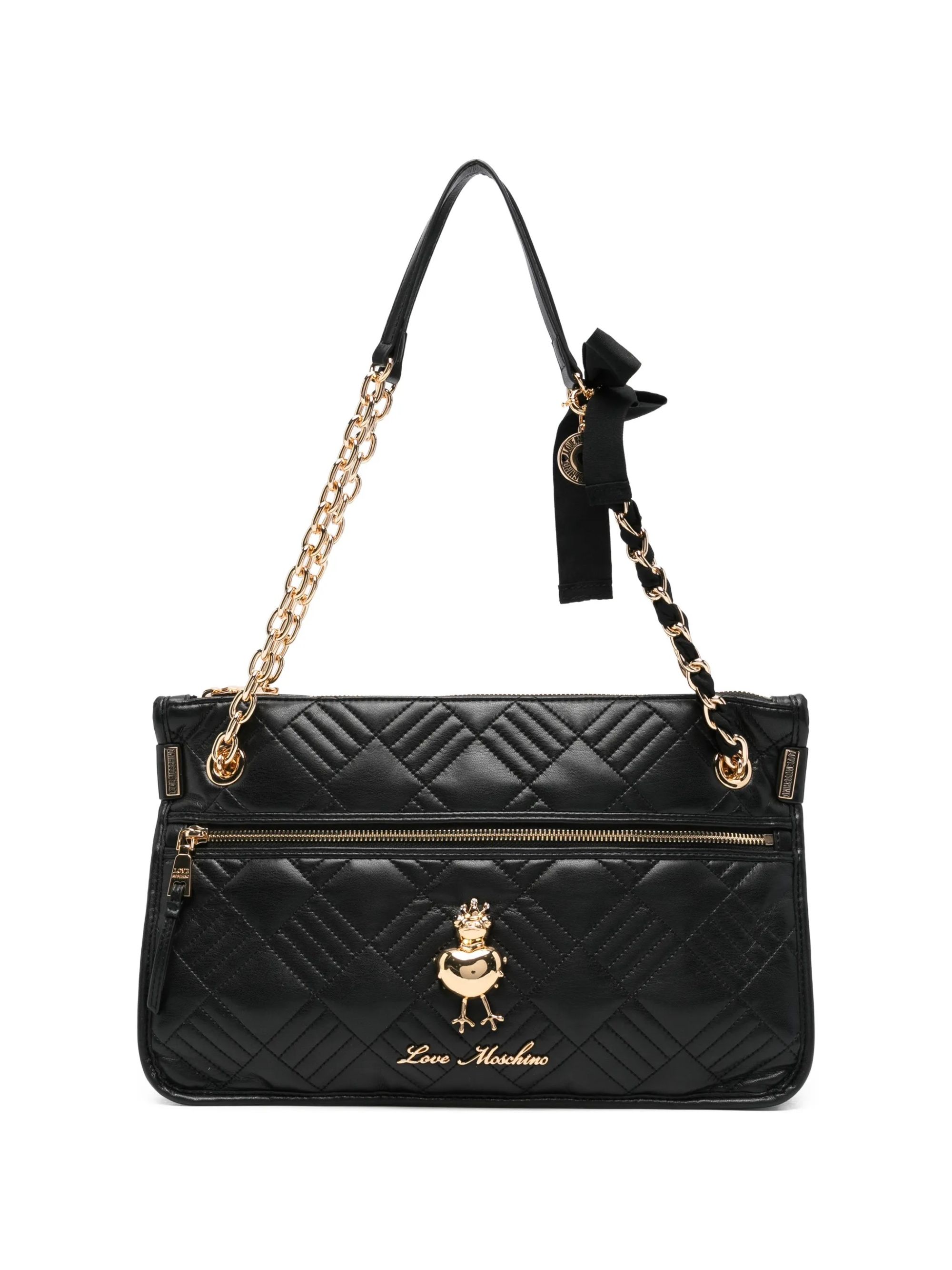 BORSA PU QUILTED RANA NERO #00A LOVE MOSCHINO Borse JC4266PP0OKH100A
