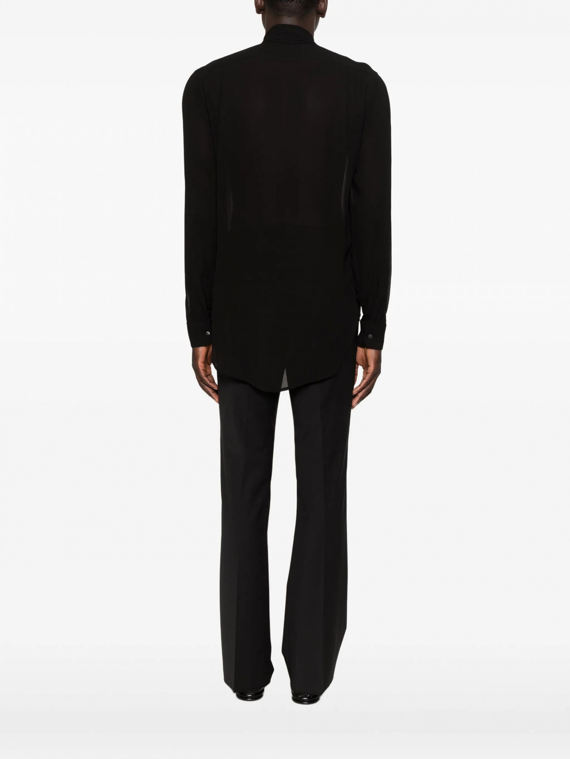 CAMICIA #BLACK NINE MINUTES Shirt THE LET IT BE GEORGETTE