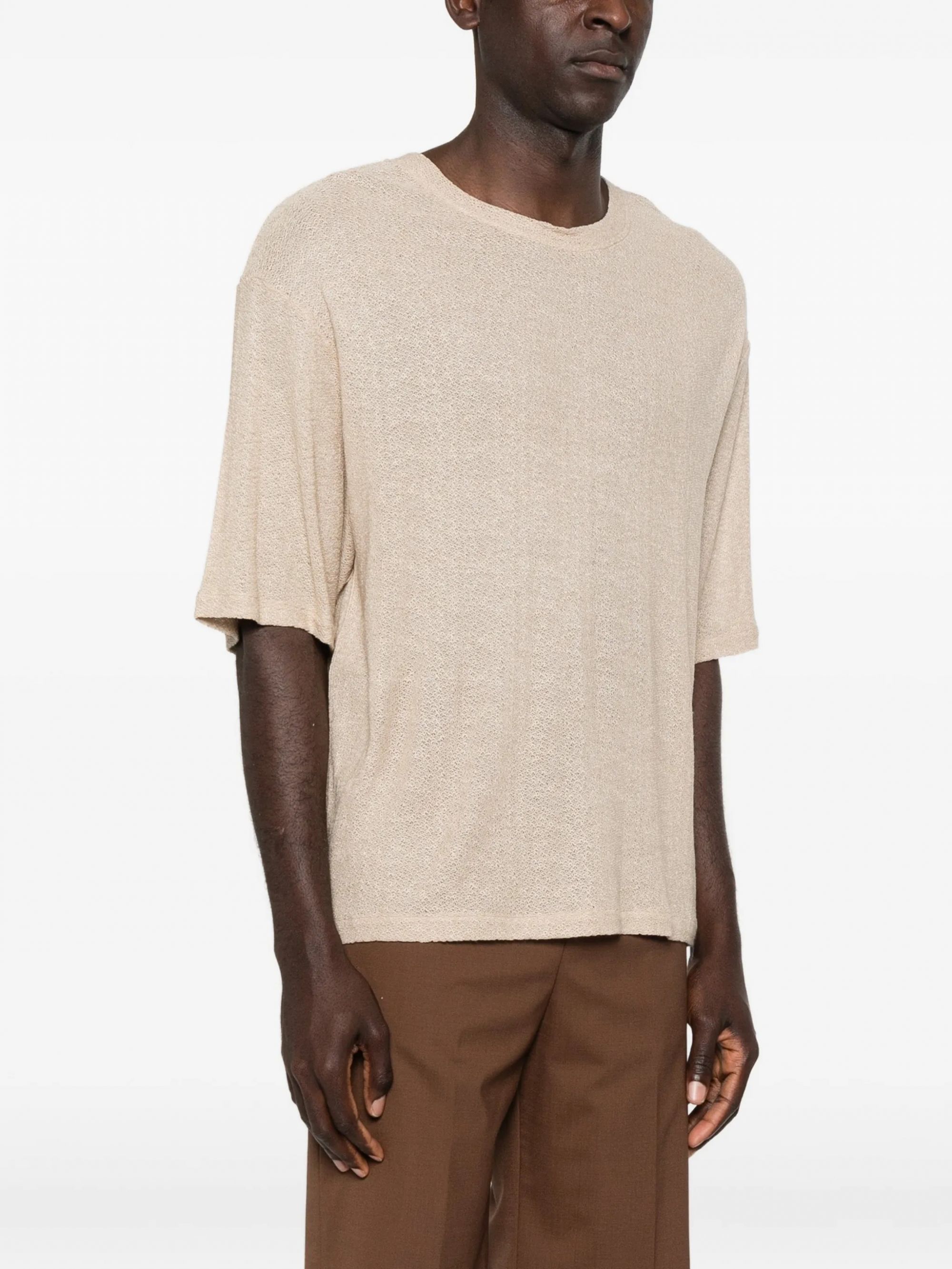 T-SHIRT #SAND NINE MINUTES T-shirt THE CLUB CROP CROCHET