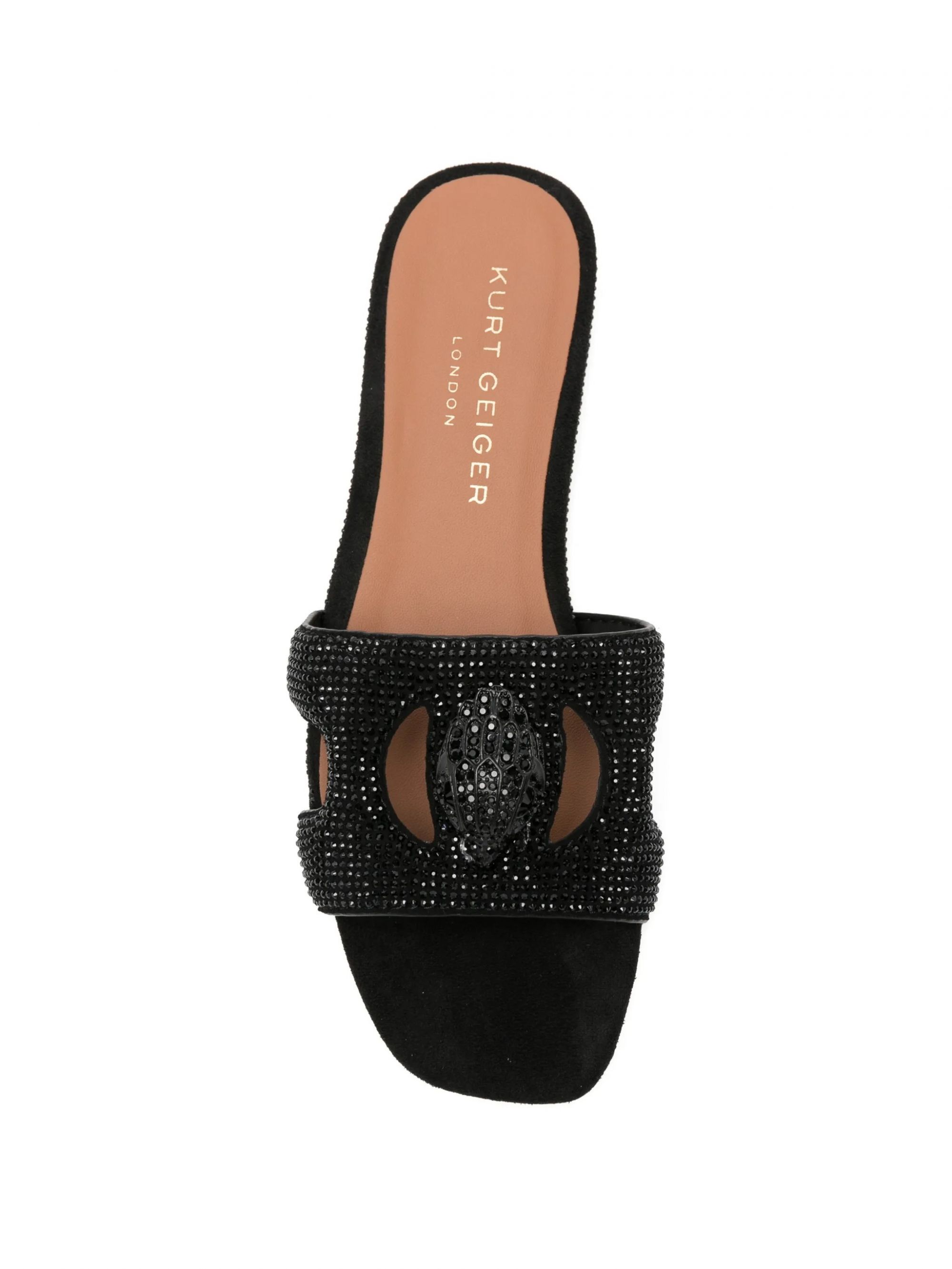 EAGLE CUT OUT FLAT SDL DR #BLACK KURT GEIGER LONDON Scarpe 5611900209