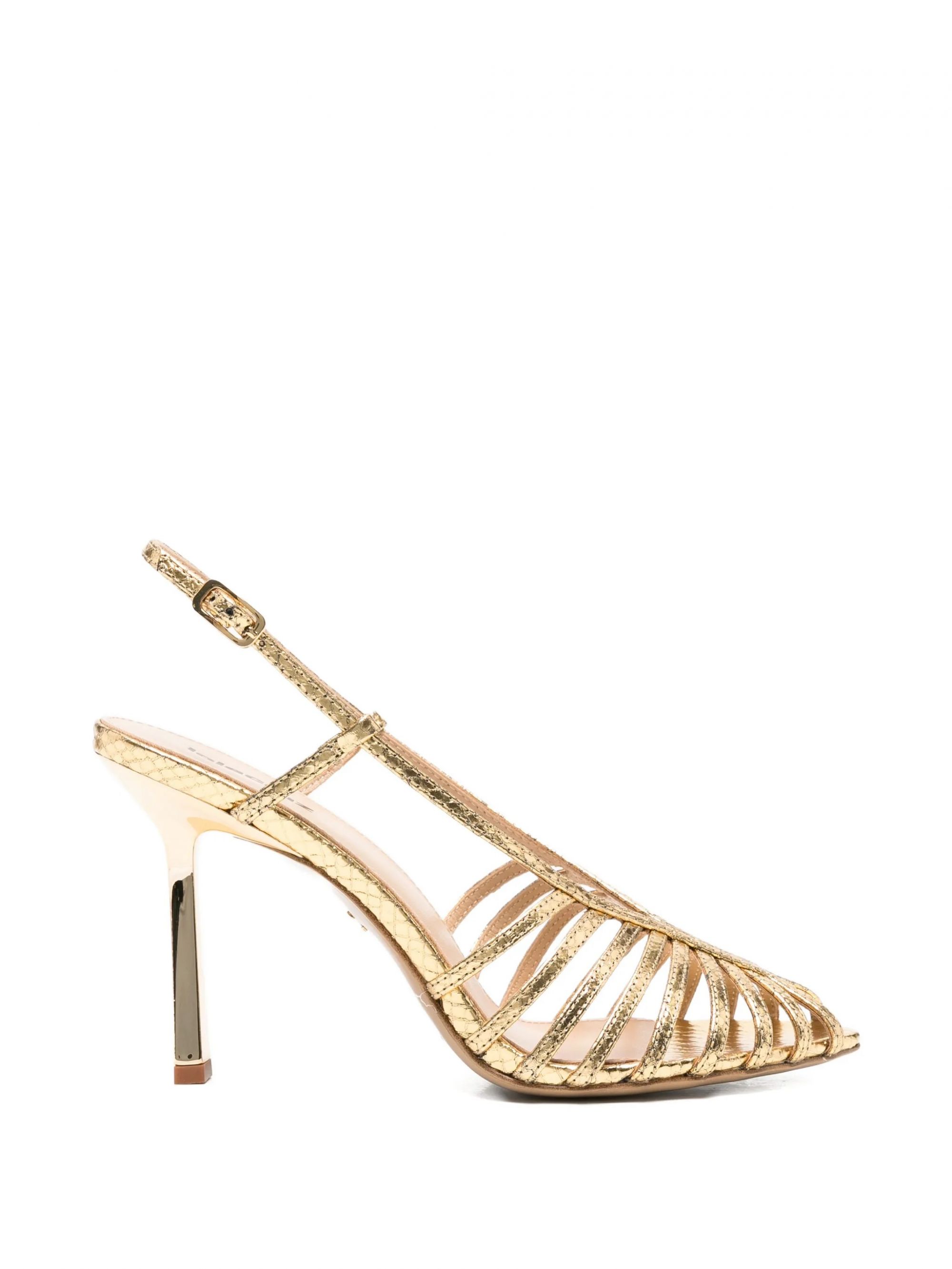 SANDALIAS TACON #ORO LOLA CRUZ Shoes 133Z51BK