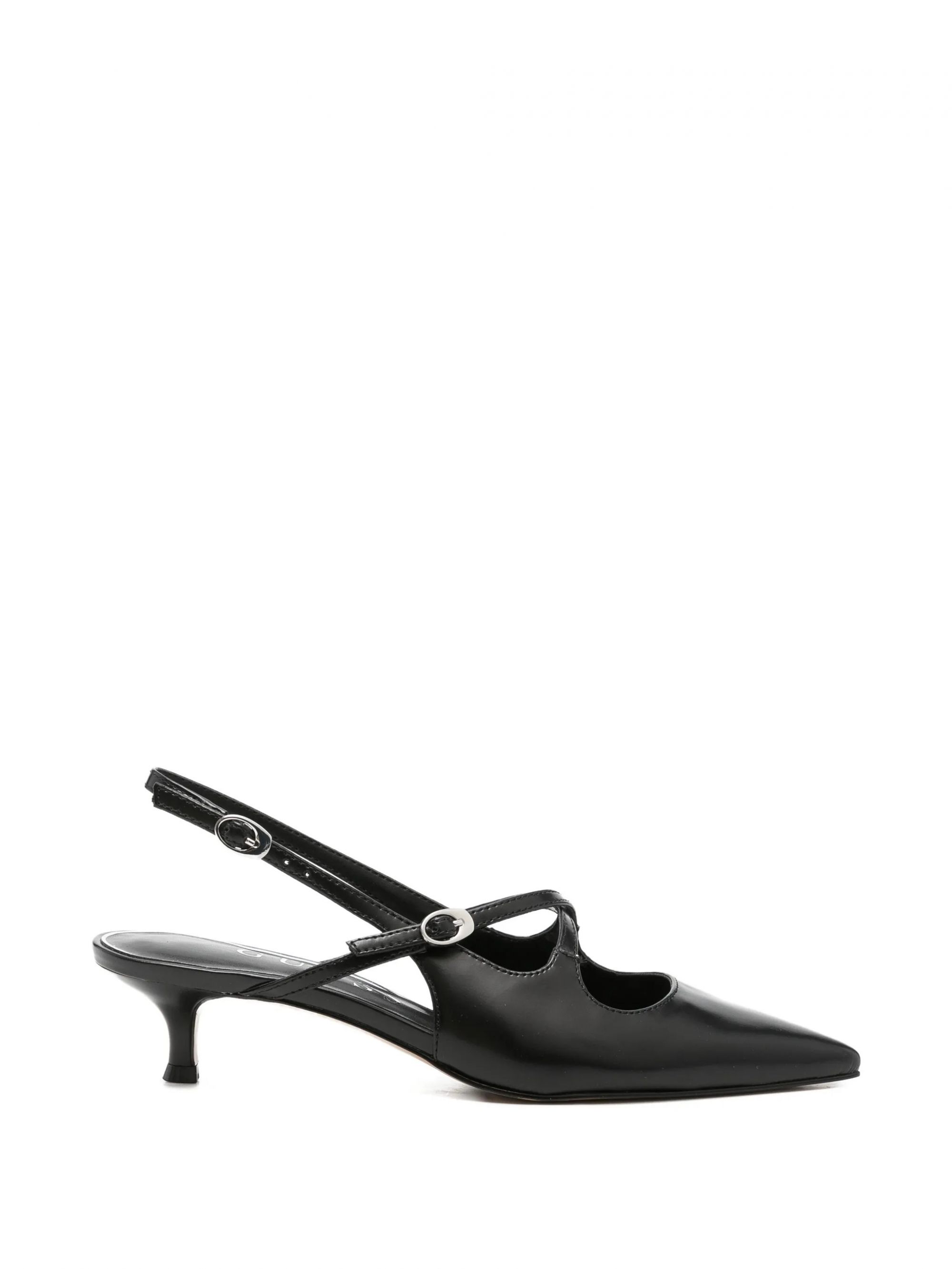 YASIRA #BLACK GUESS  Scarpe FLJCSR LEA05 BLACK