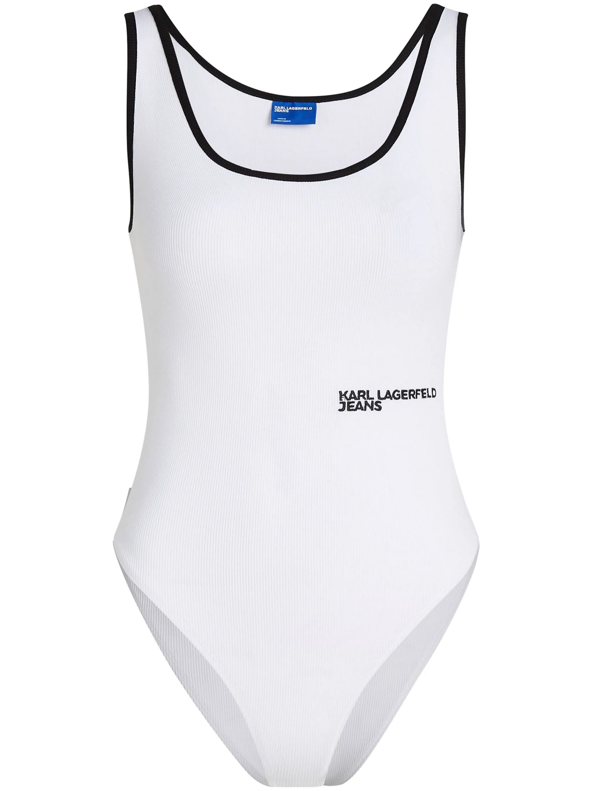 KLJ RIBBED BODY WHITE #100 KARL LAGERFELD Top A2W17021100
