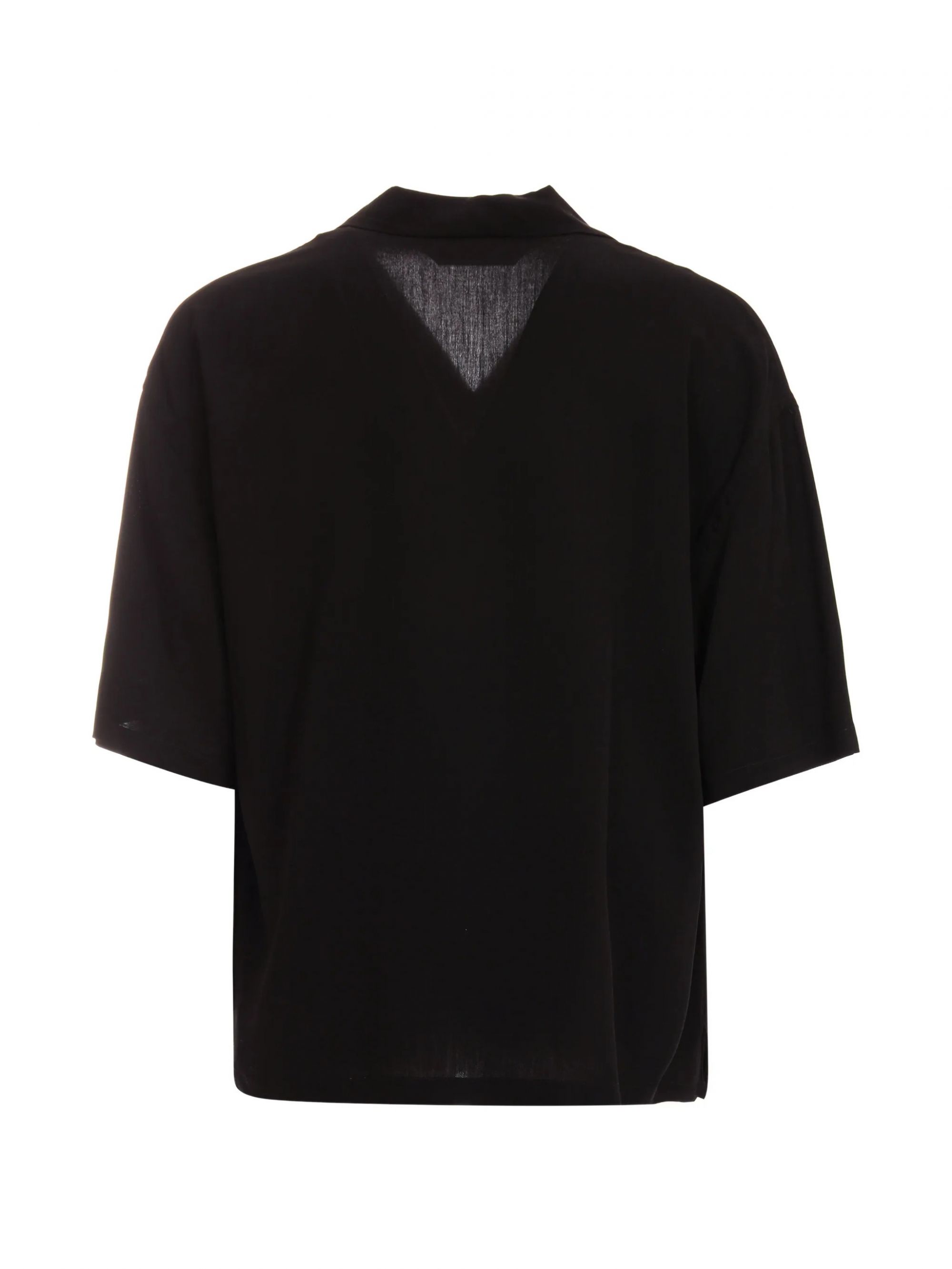 PATCH ROUND SHIRTS TWILL BLACK #899 JUST CAVALLI Shirt 80OALF06 CNF04