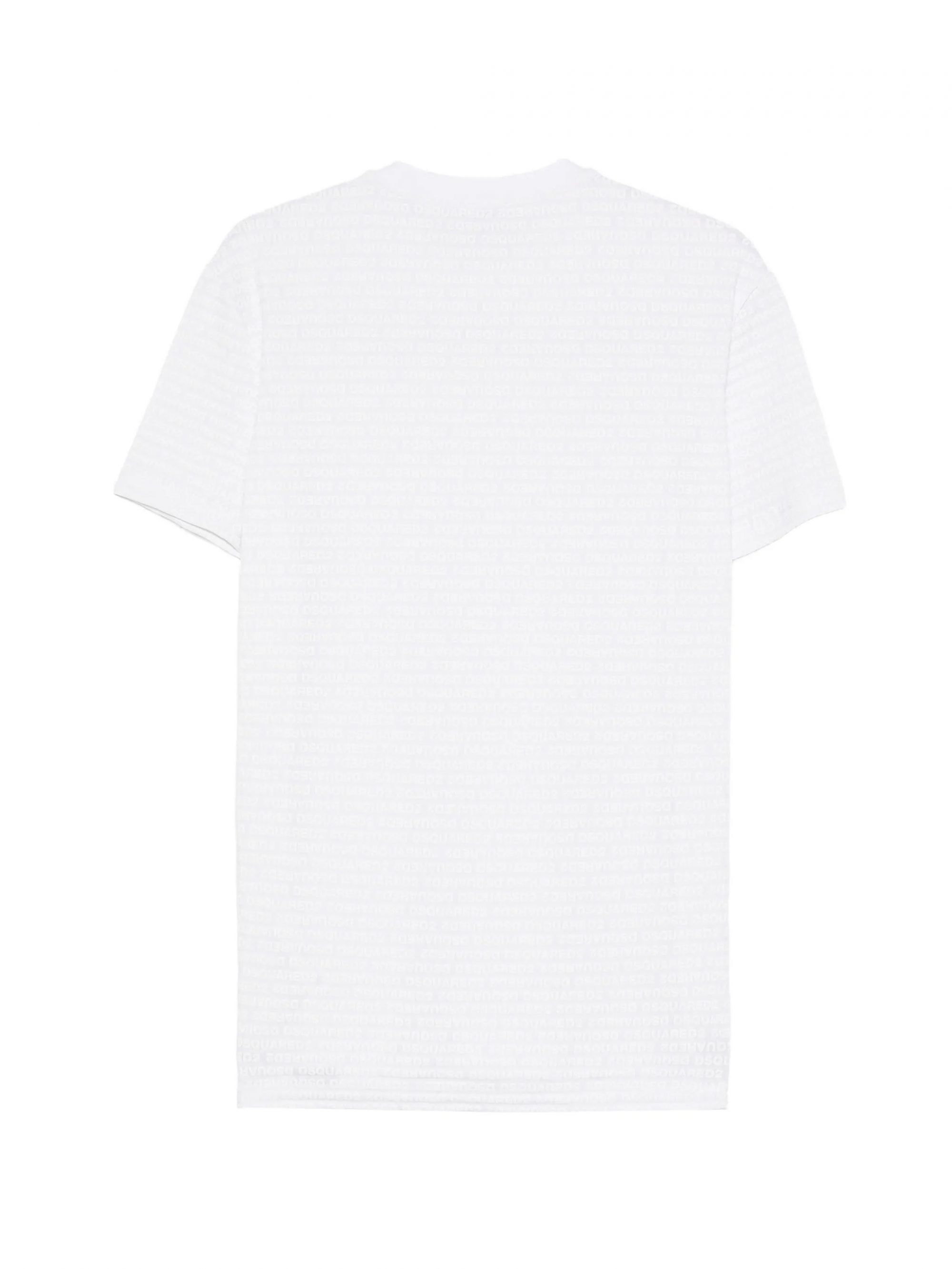 TSHIRT SERIE ALLOVER BIANCO #110 DSQUARED2 T-shirt D9M20620