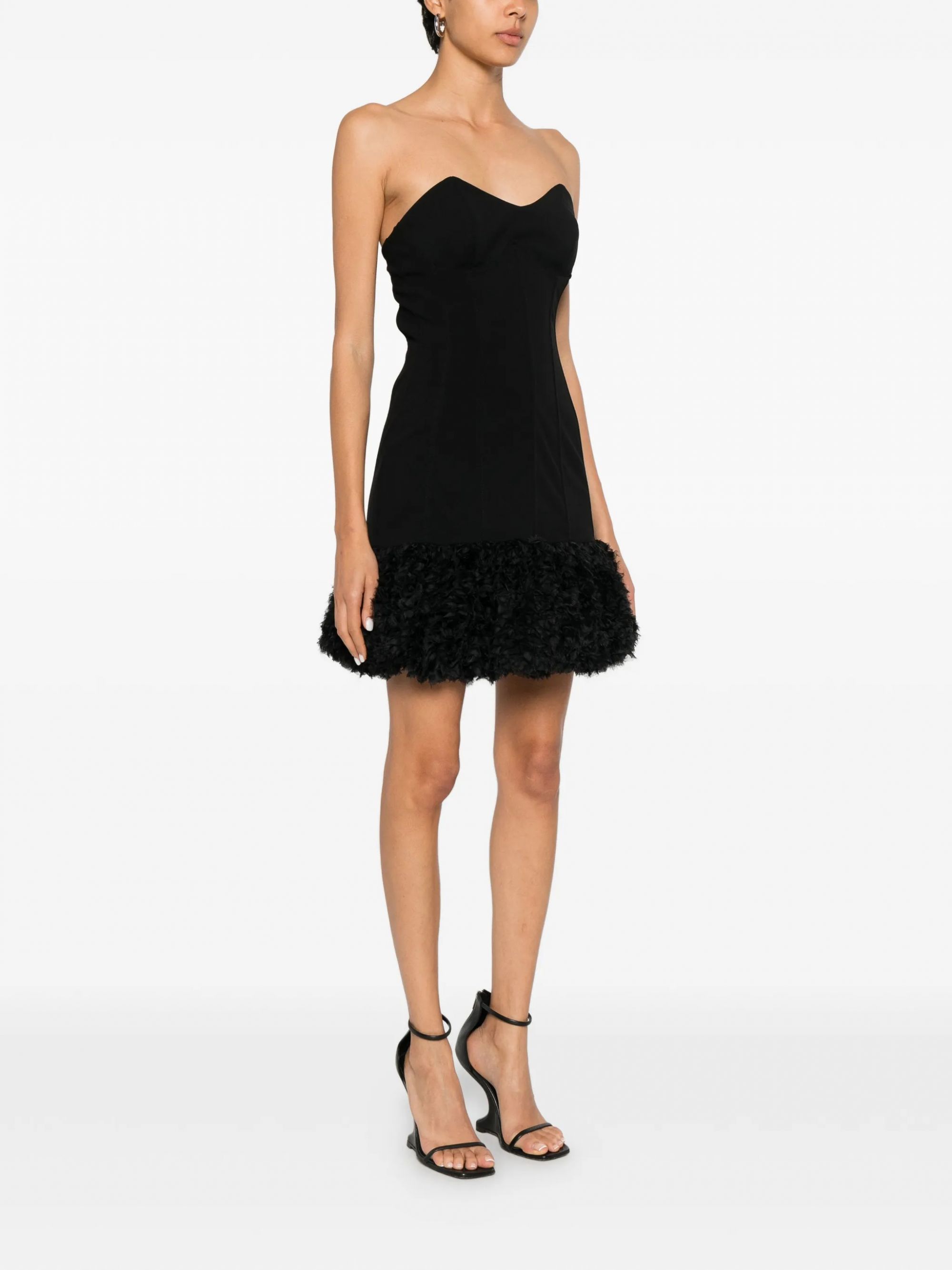 PUFFY DRESS SHANA BLACK #00336 ANIYE BY Vestiti 185094